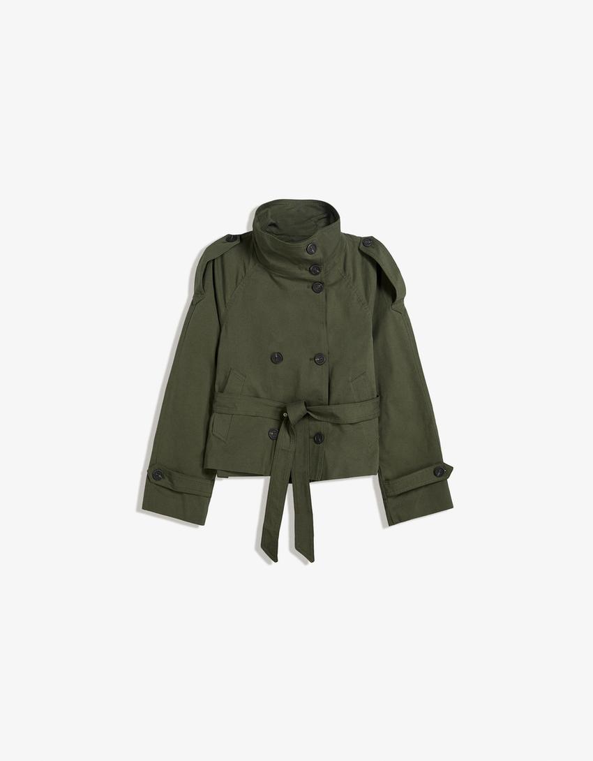 Liora Trench Coat – Khaki - LioraBella