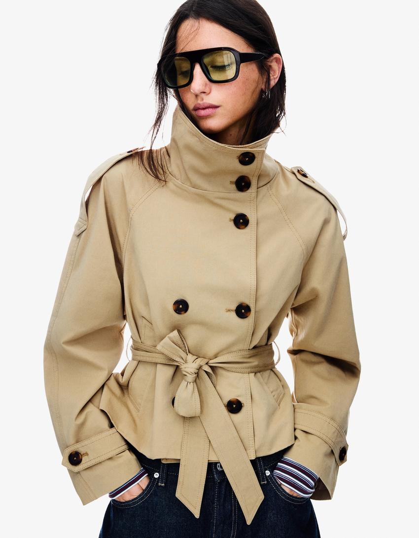 Liora Trench Coat – Sand - LioraBella