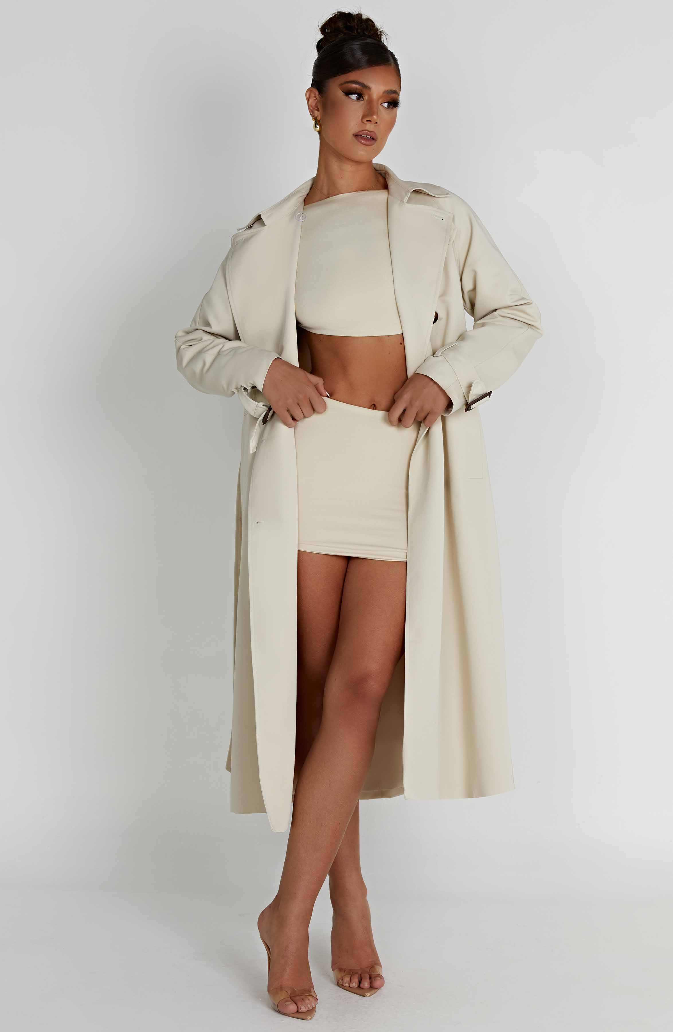 Camila Trench Coat - Sand - LioraBella