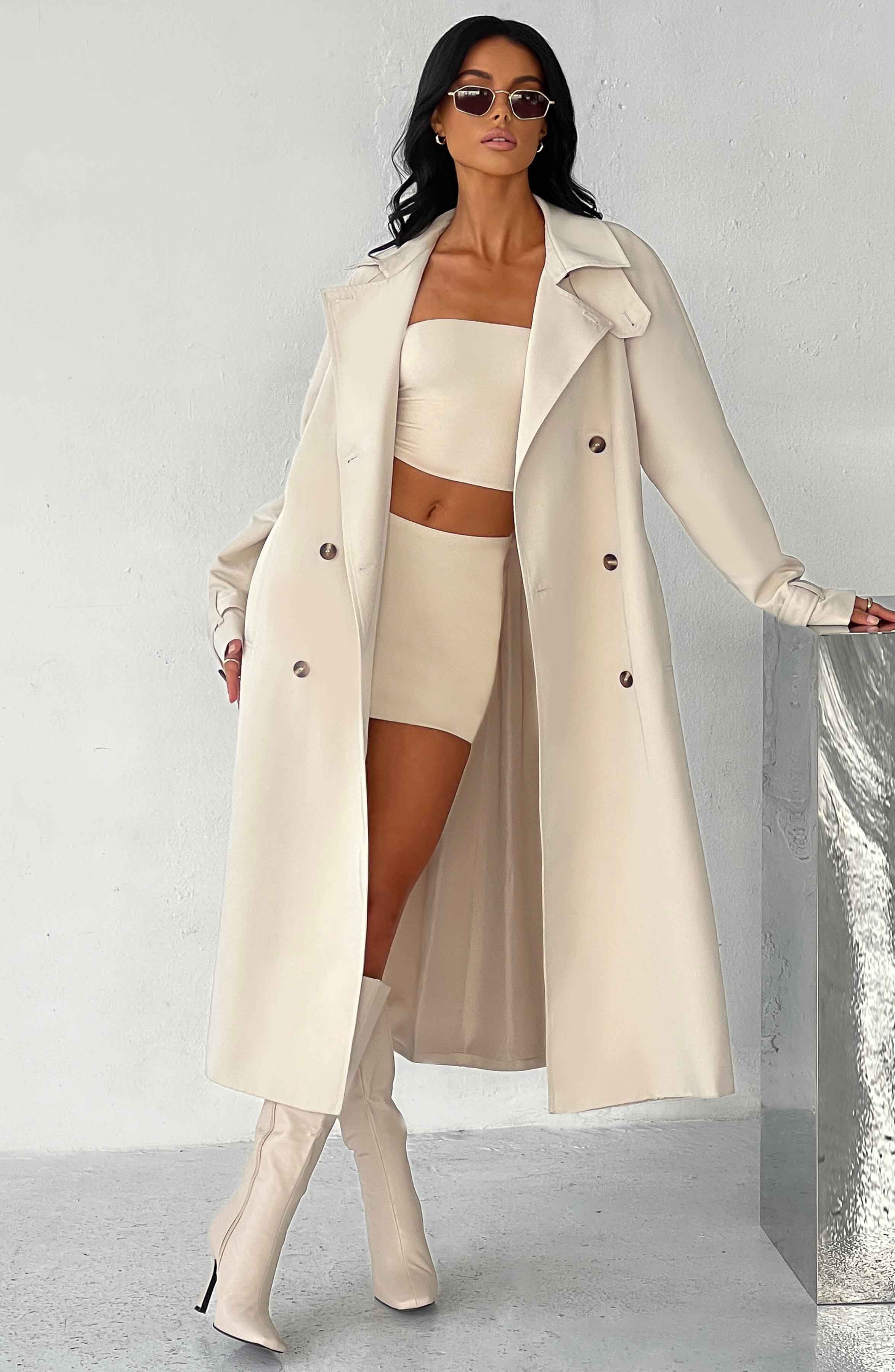 Camila Trench Coat - Sand - LioraBella
