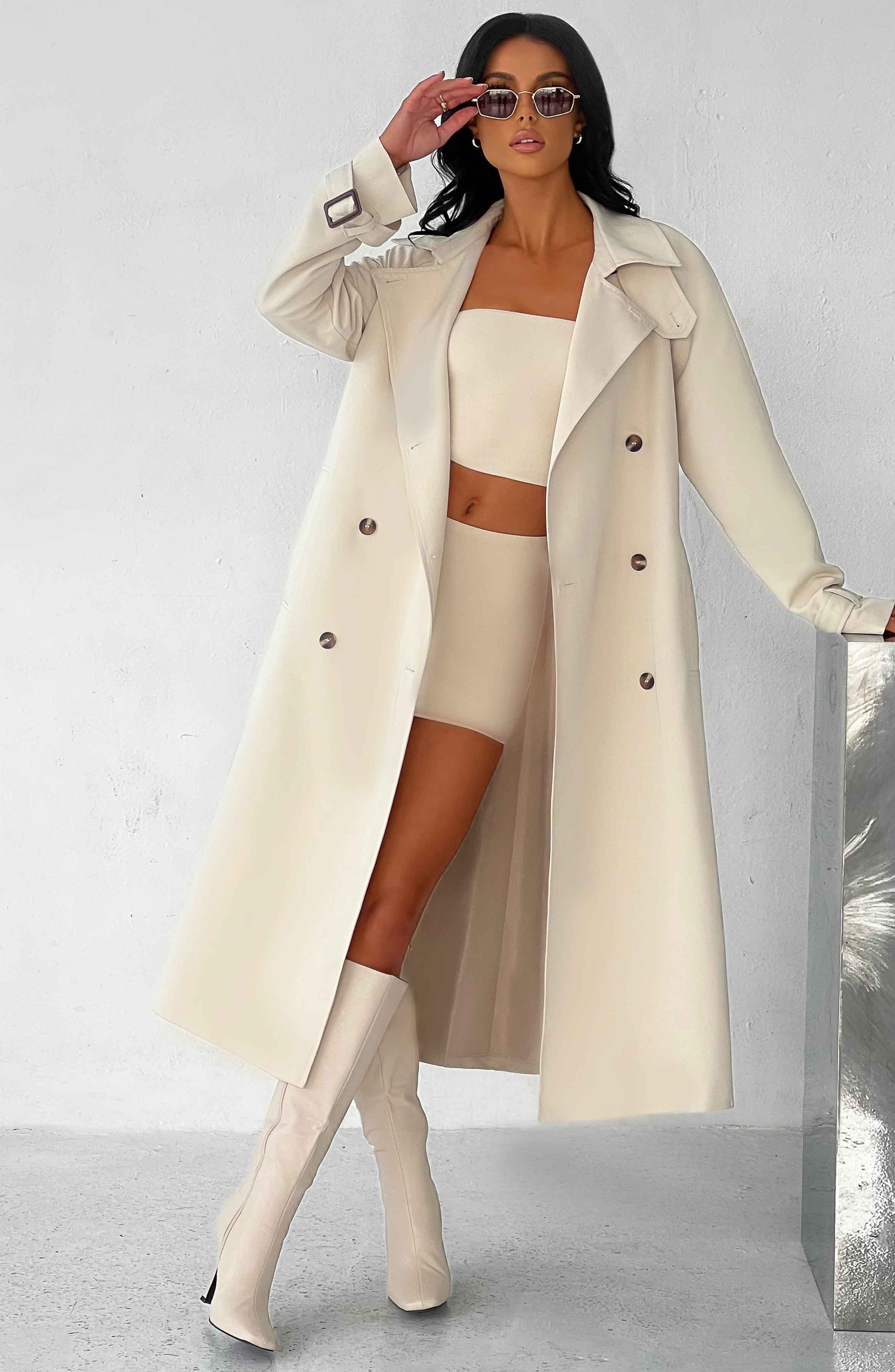 Camila Trench Coat - Sand - LioraBella