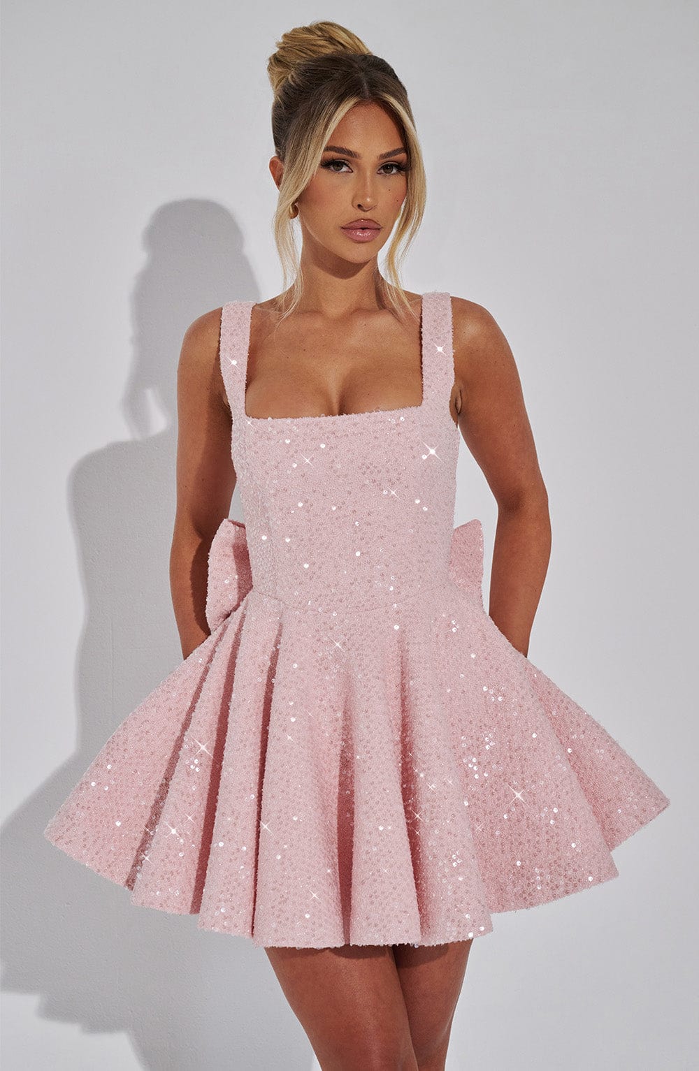 Dorothy Mini Dress - Blush - LioraBella