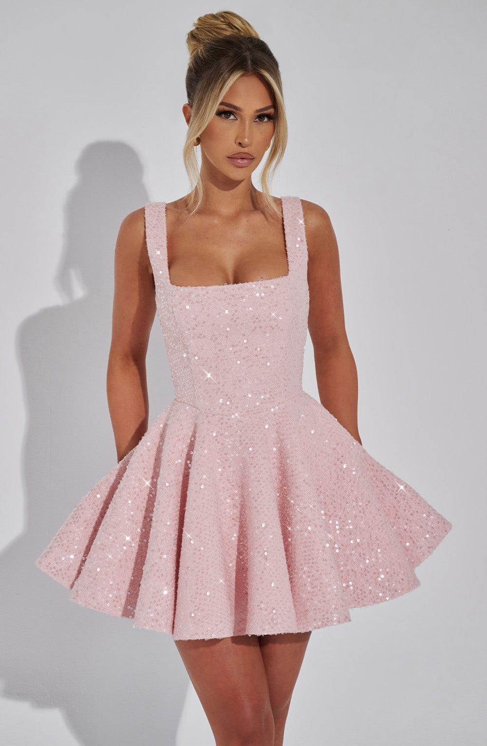 Dorothy Mini Dress - Blush - LioraBella