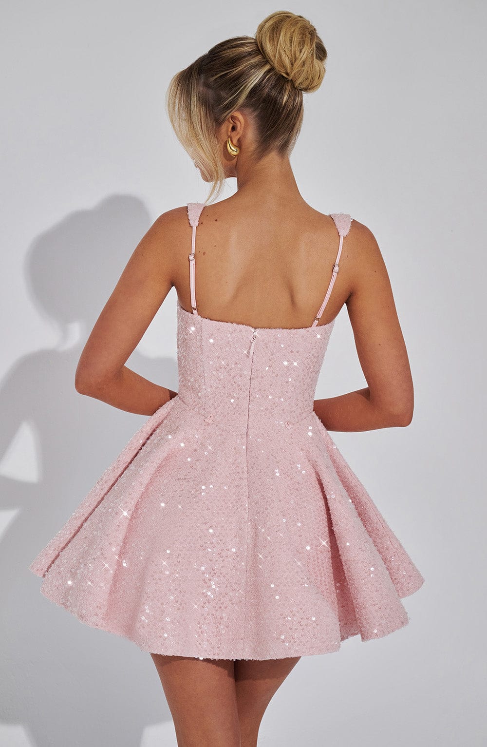 Dorothy Mini Dress - Blush - LioraBella