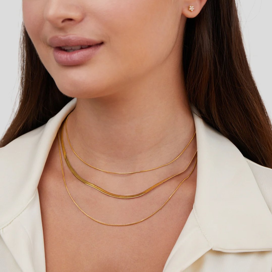 IVY | Layered Gold Chain Necklace