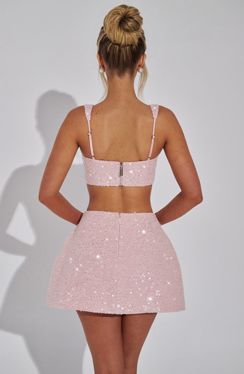 Kiri Mini Skirt - Blush - LioraBella