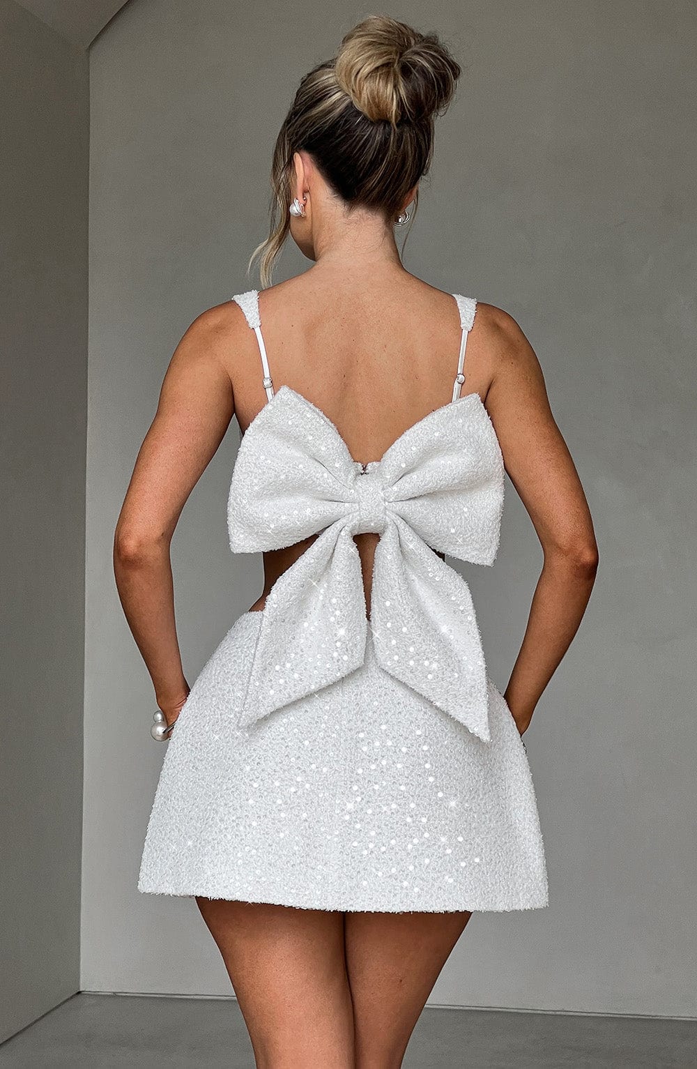 Kiri Mini Skirt - Ivory - LioraBella