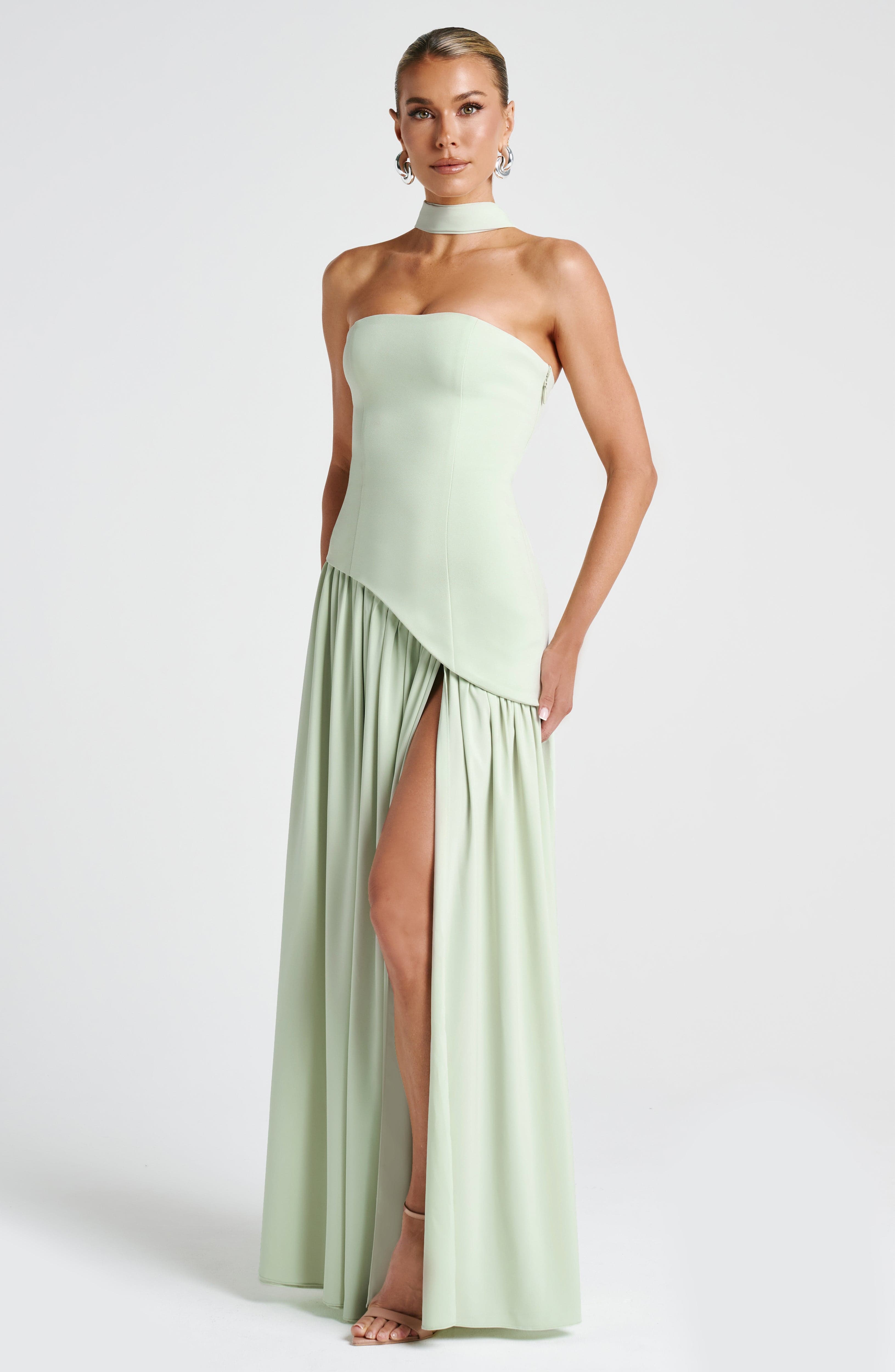 Maliyah Maxi Dress - Mint - LioraBella