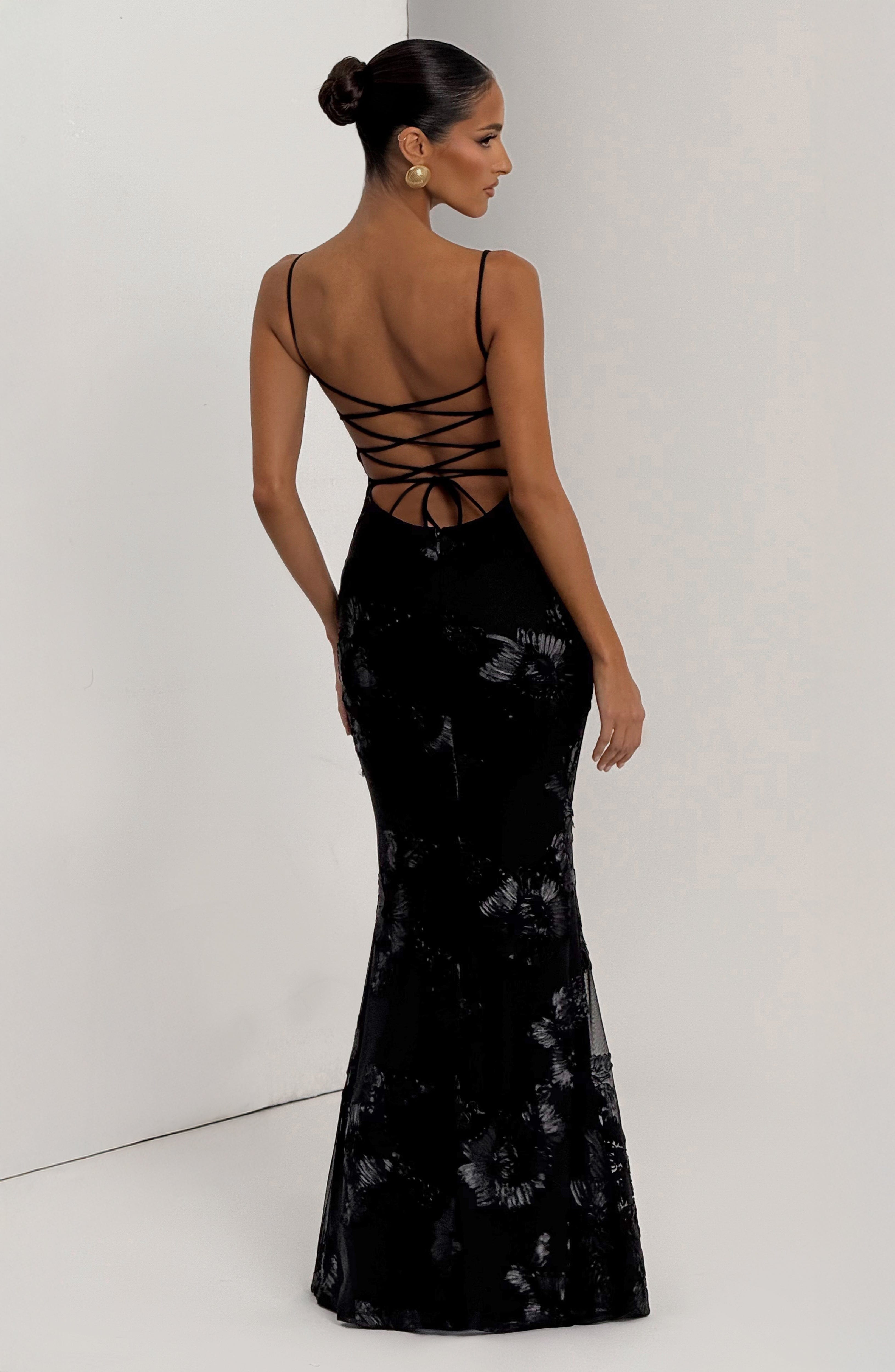 Nefertiti Maxi Dress - Black - LioraBella
