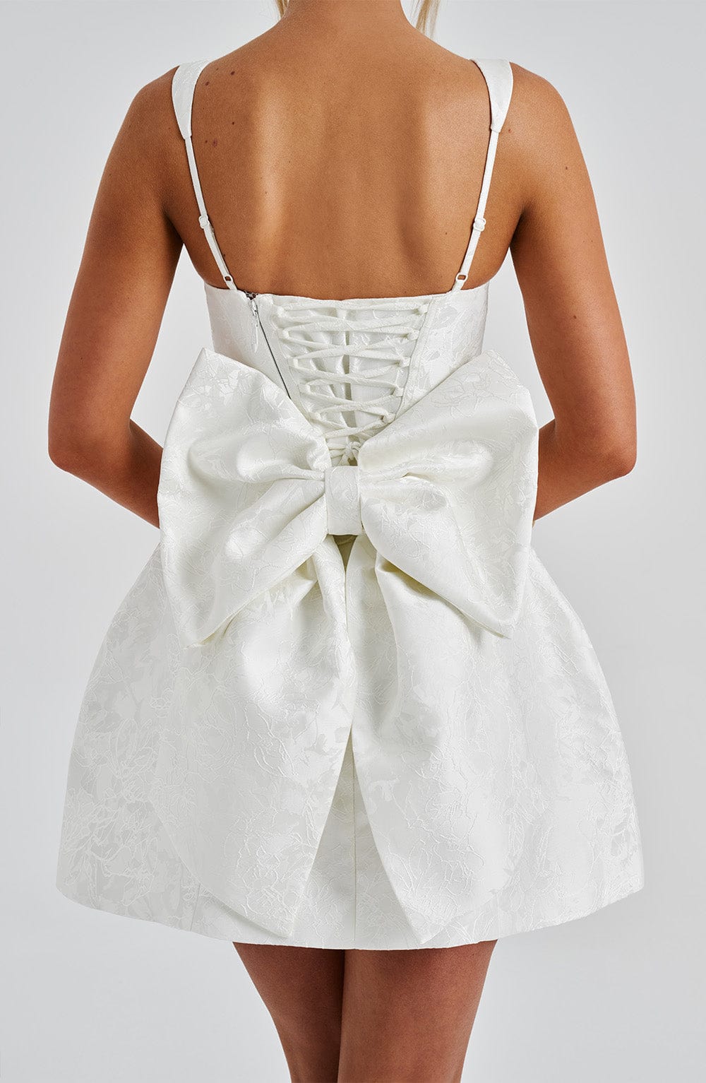 Orla Mini Dress - Ivory - LioraBella