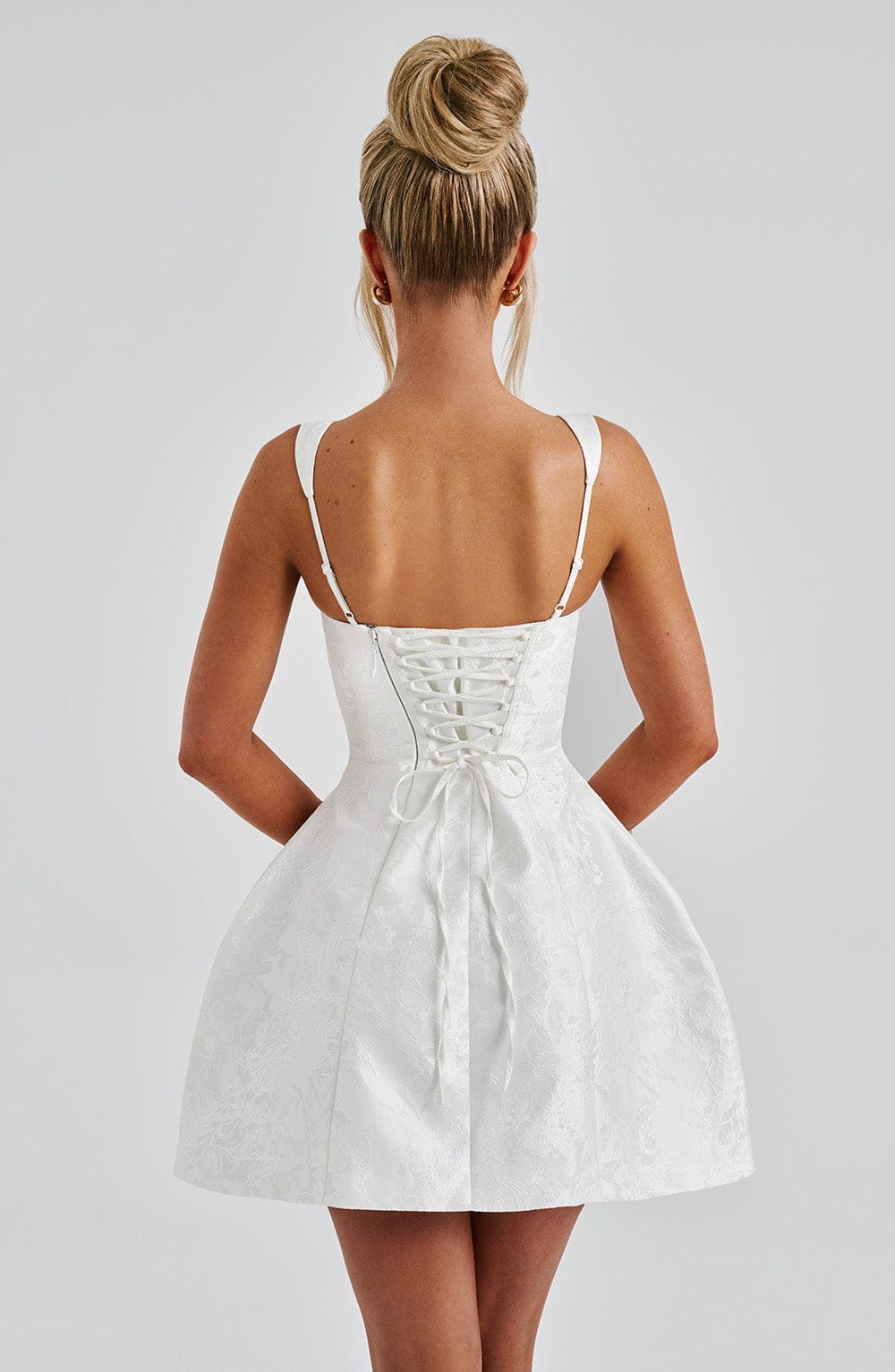 Orla Mini Dress - Ivory - LioraBella