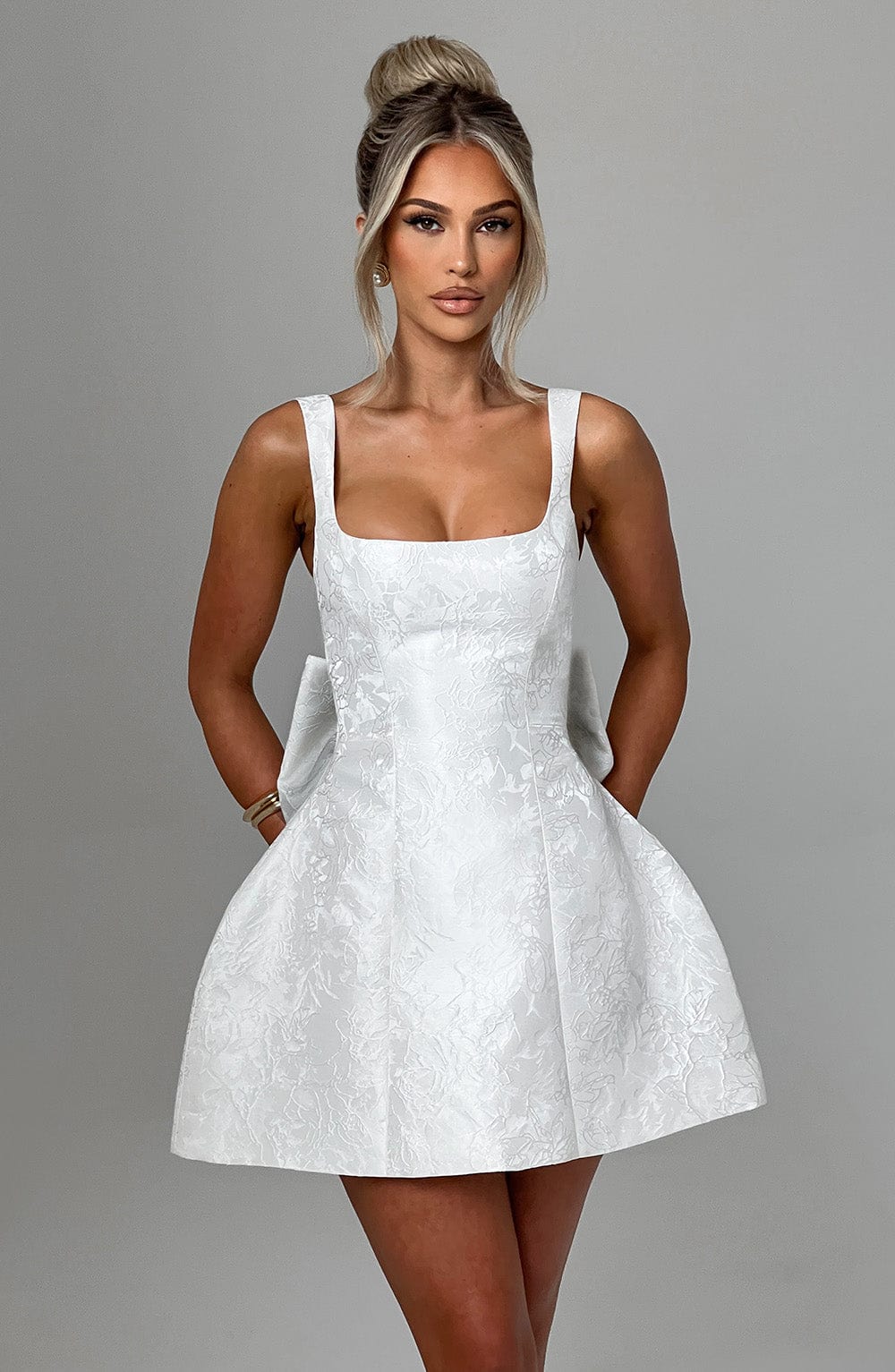 Orla Mini Dress - Ivory - LioraBella