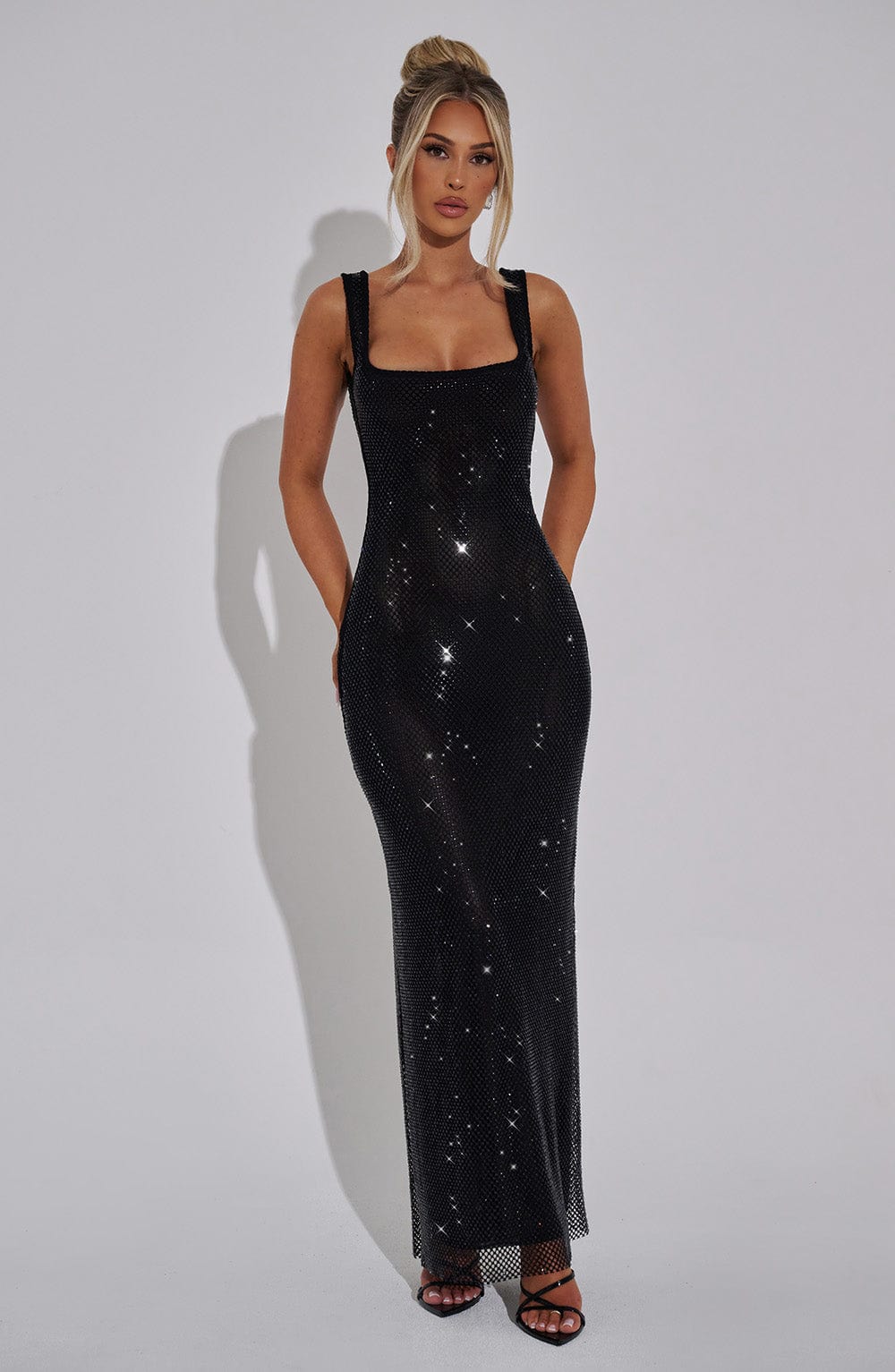 Petra Maxi Dress - Black - LioraBella