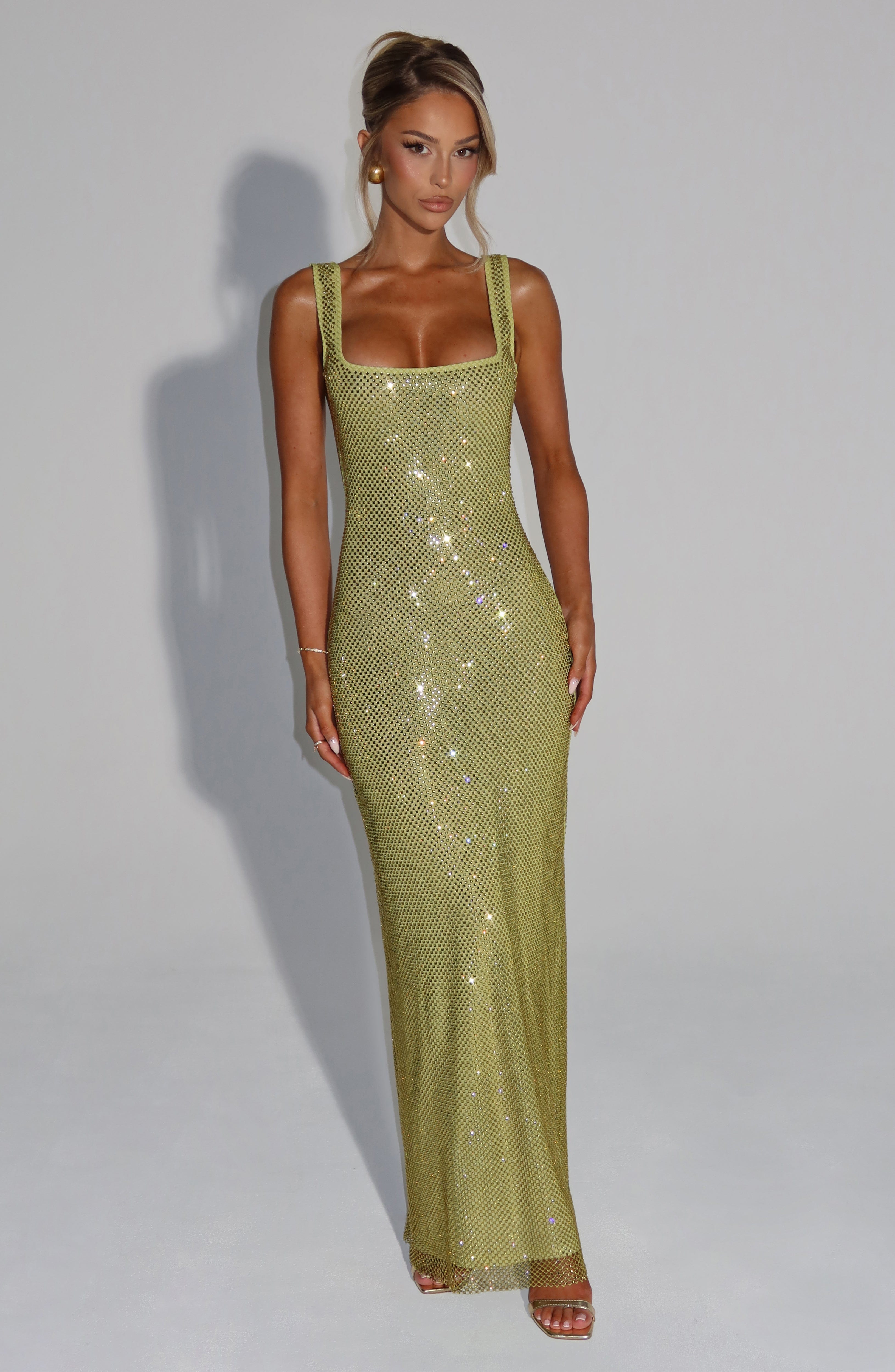 Petra maxi Dress - Olive - LioraBella