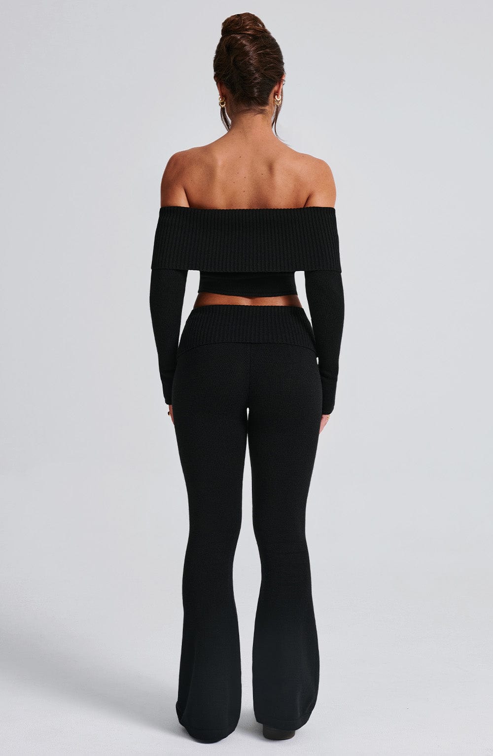 Portia Knit Pants - Black - LioraBella