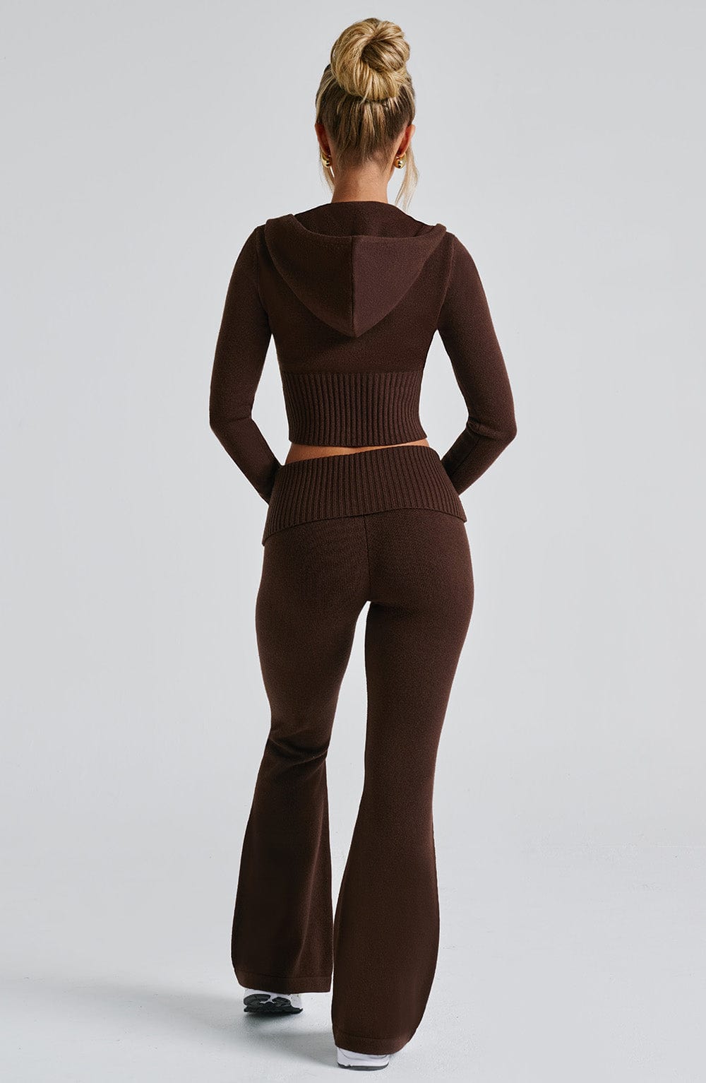 Portia Knit Pants - Chocolate - LioraBella