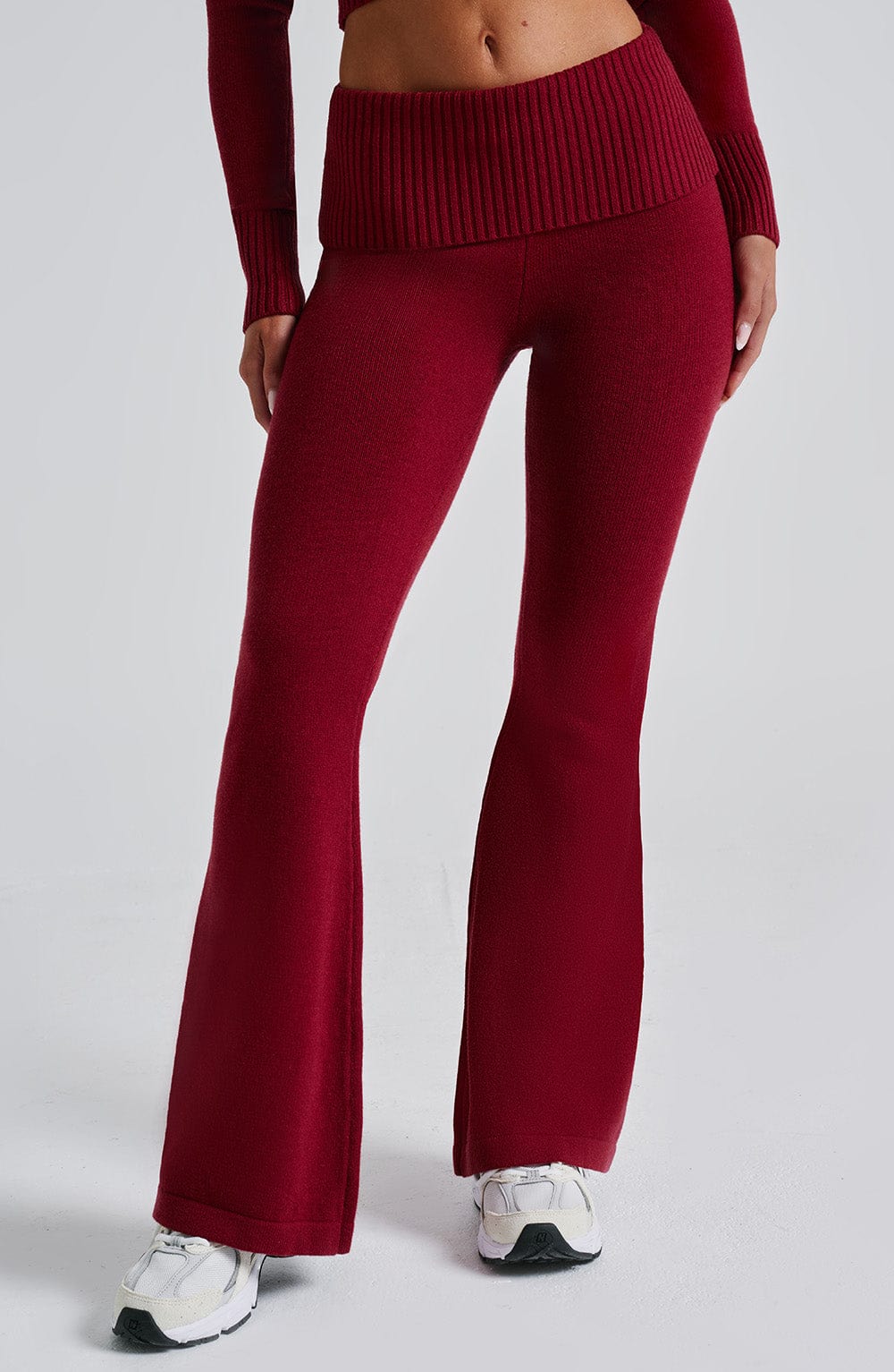 Portia Knit Pants - Red - LioraBella