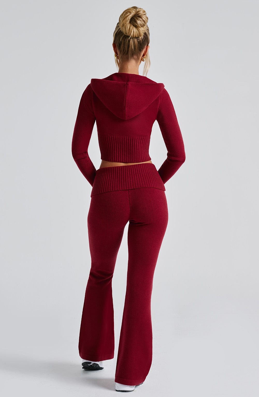 Portia Knit Pants - Red - LioraBella