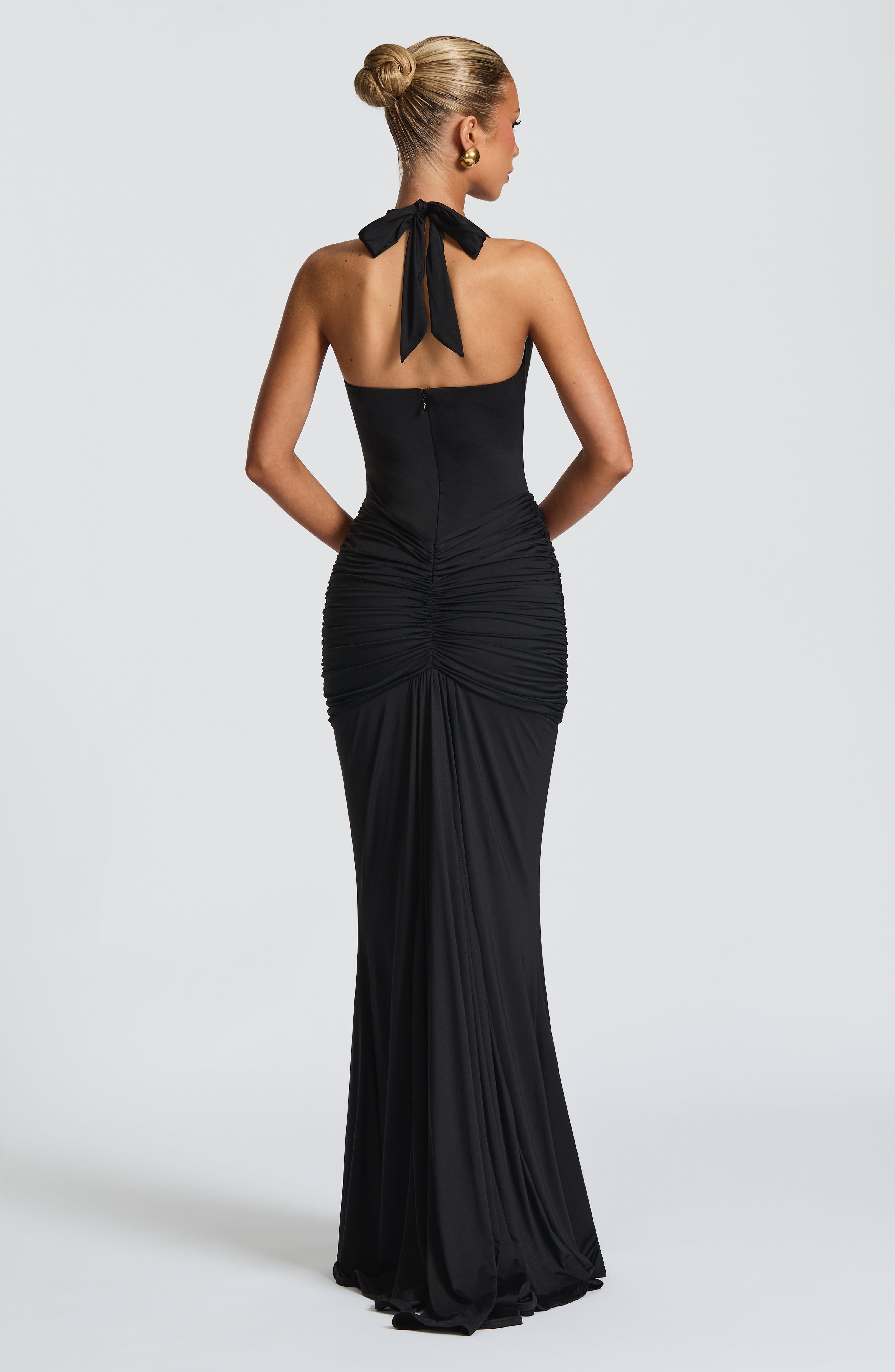 Rosetta Maxi Dress - Black - LioraBella