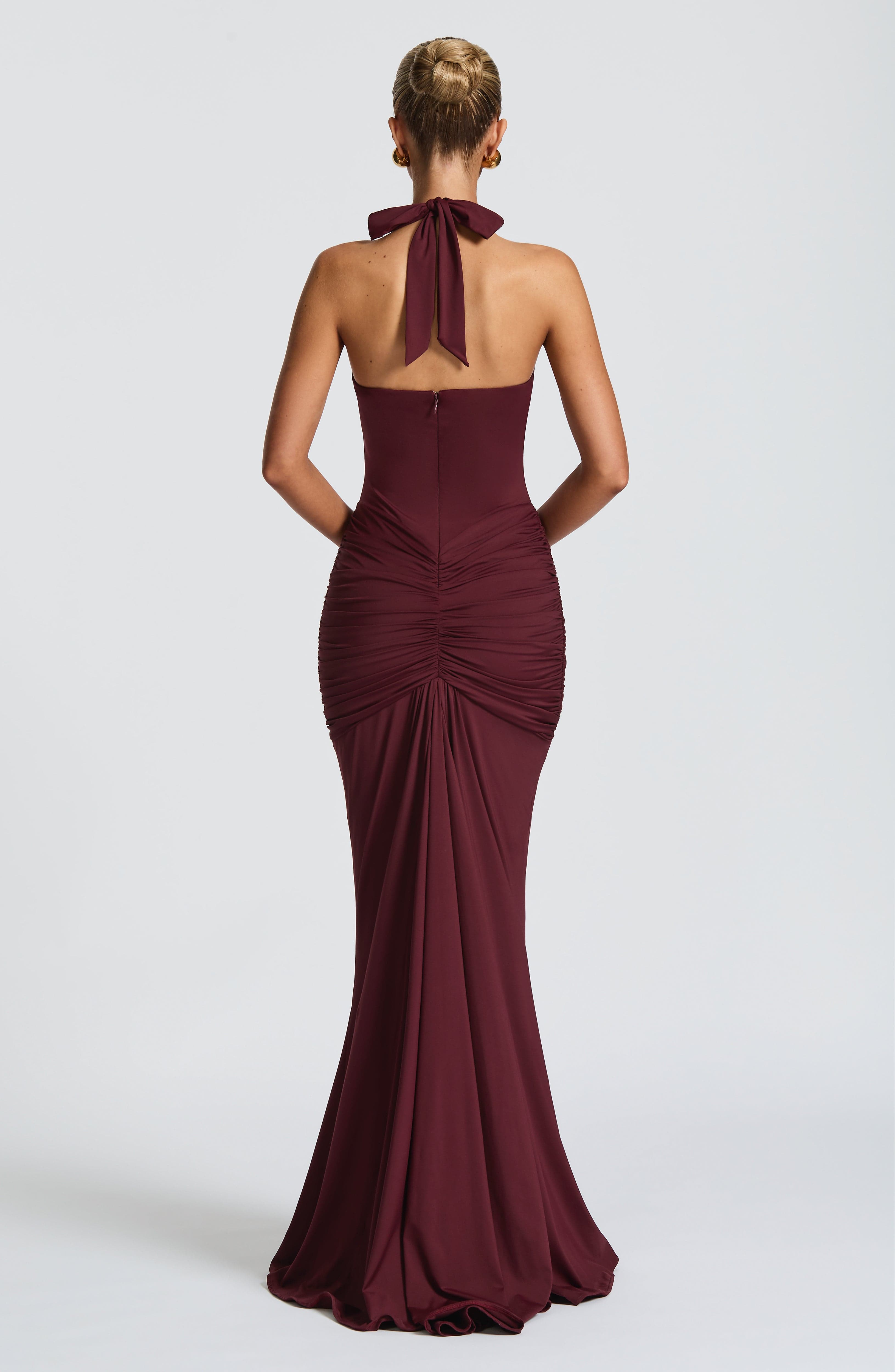 Rosetta Maxi Dress - Cherry Lacquer - LioraBella