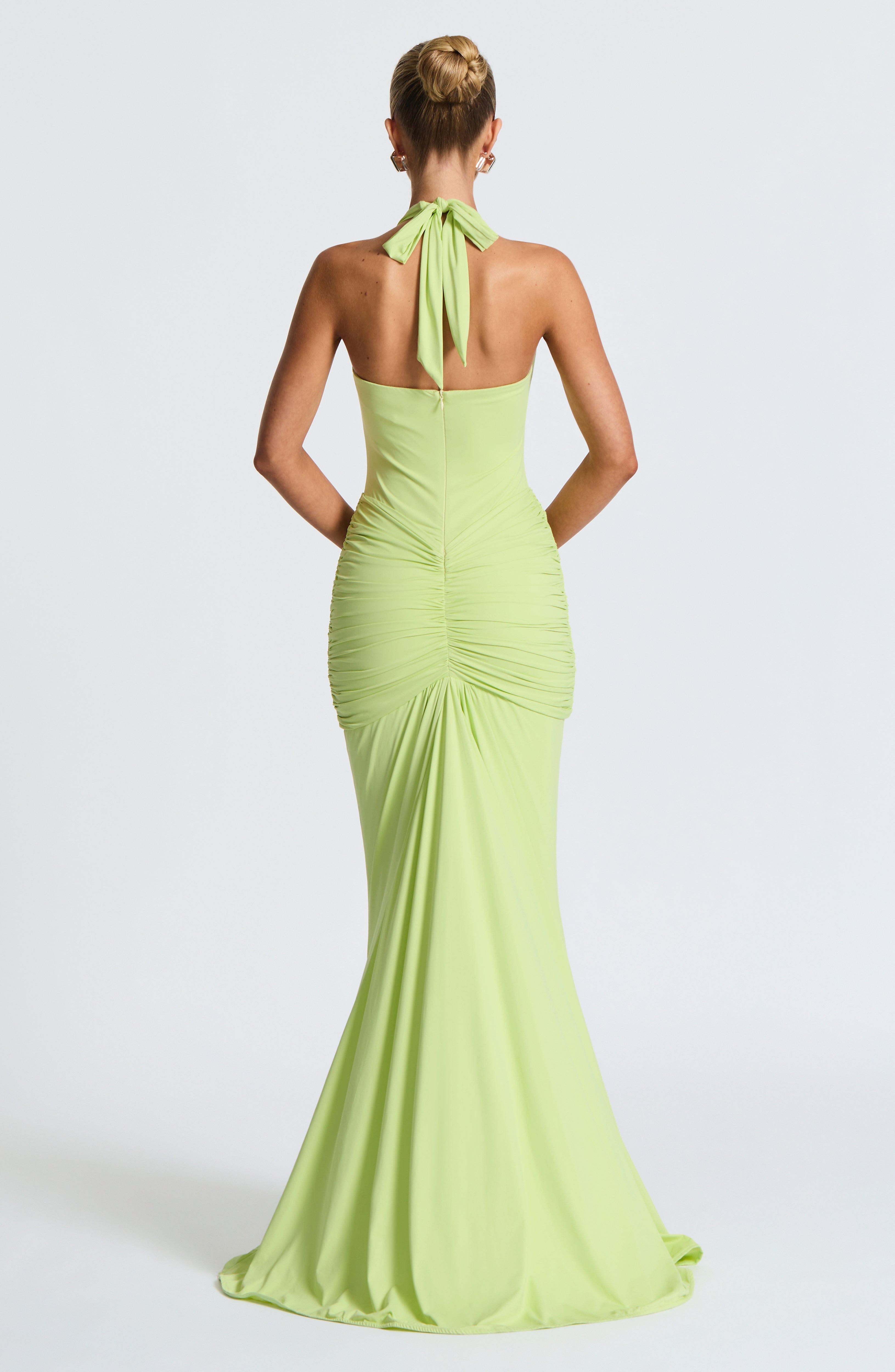 Rosetta Maxi Dress - Lime - LioraBella