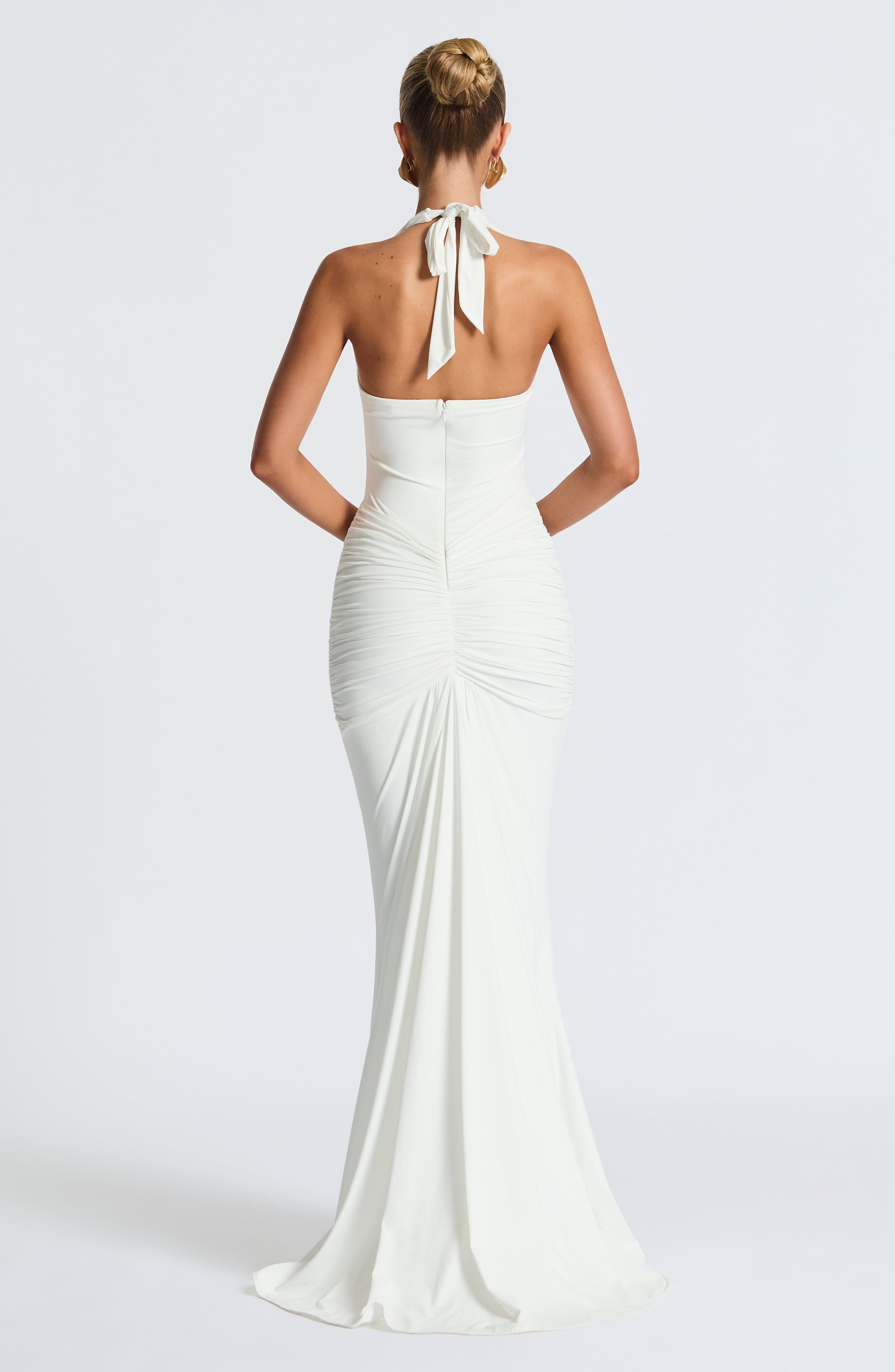 Rosetta Maxi Dress - White - LioraBella