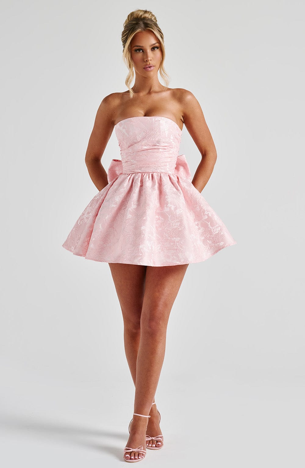 Salome Mini Dress - Blush - LioraBella