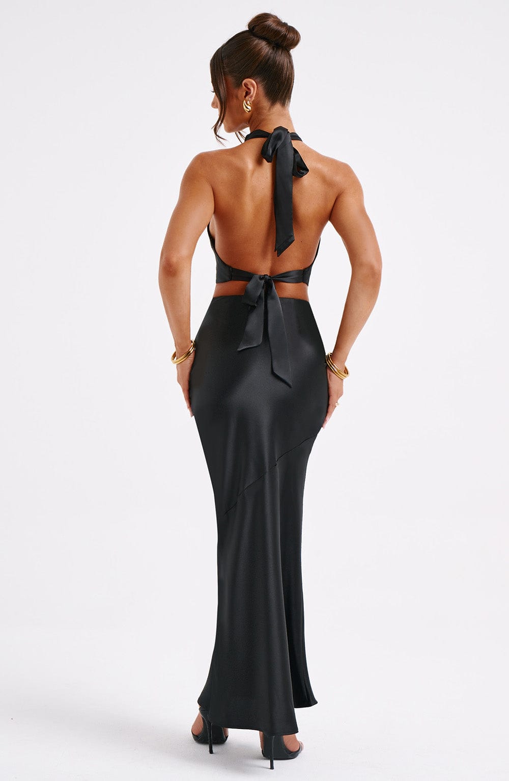 Zaylee Maxi Skirt - Black - LioraBella