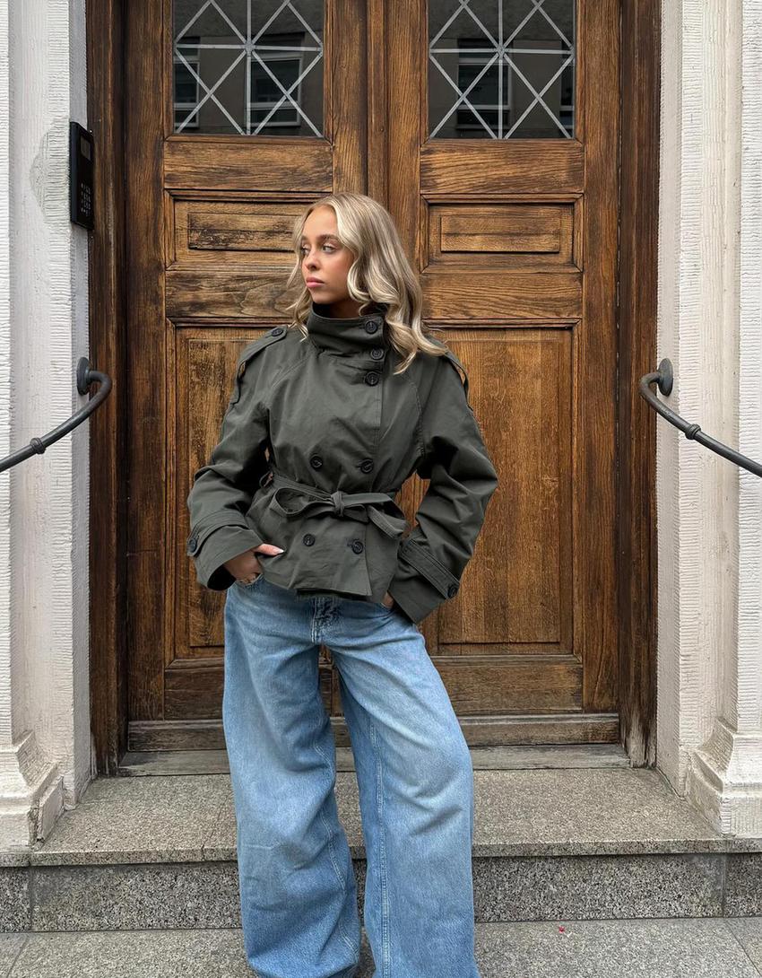 Liora Trench Coat – Khaki - LioraBella