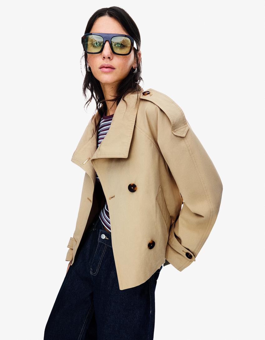 Liora Trench Coat – Sand - LioraBella
