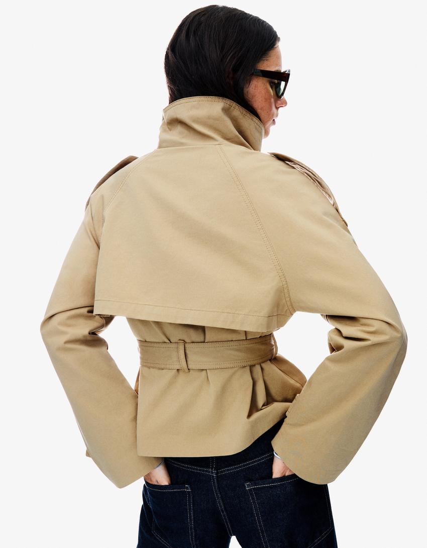 Liora Trench Coat – Sand - LioraBella