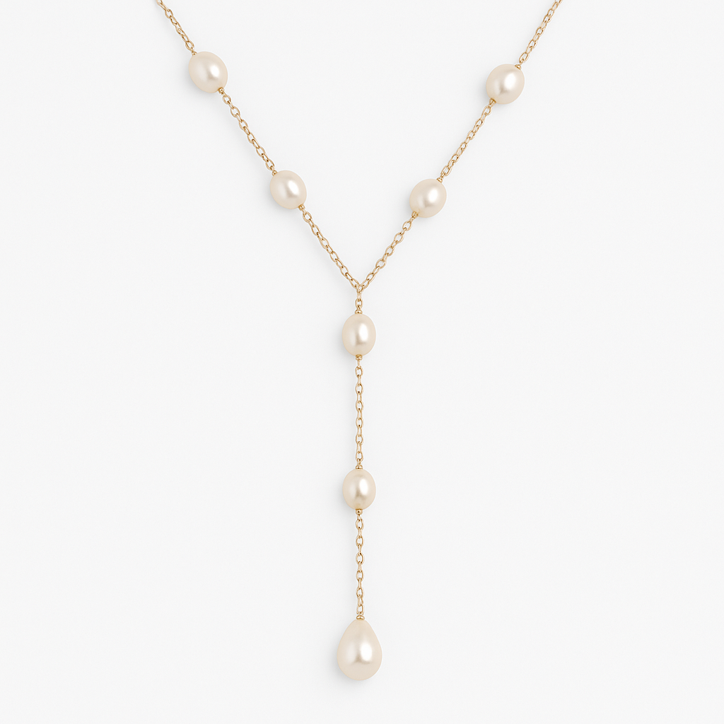 ELIA | Vintage Pendant Pearl Necklace
