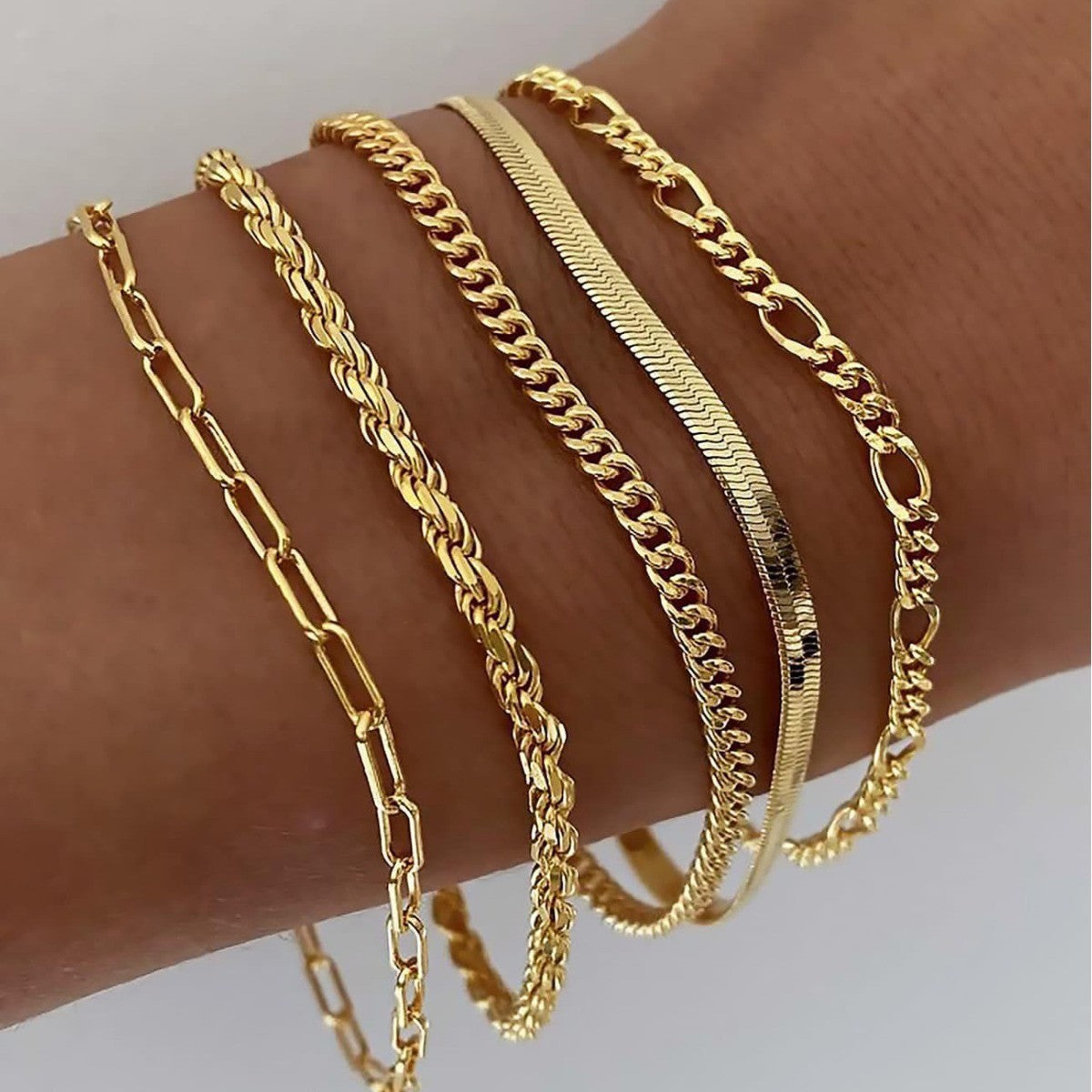 DIANE | Gold Bracelet Set