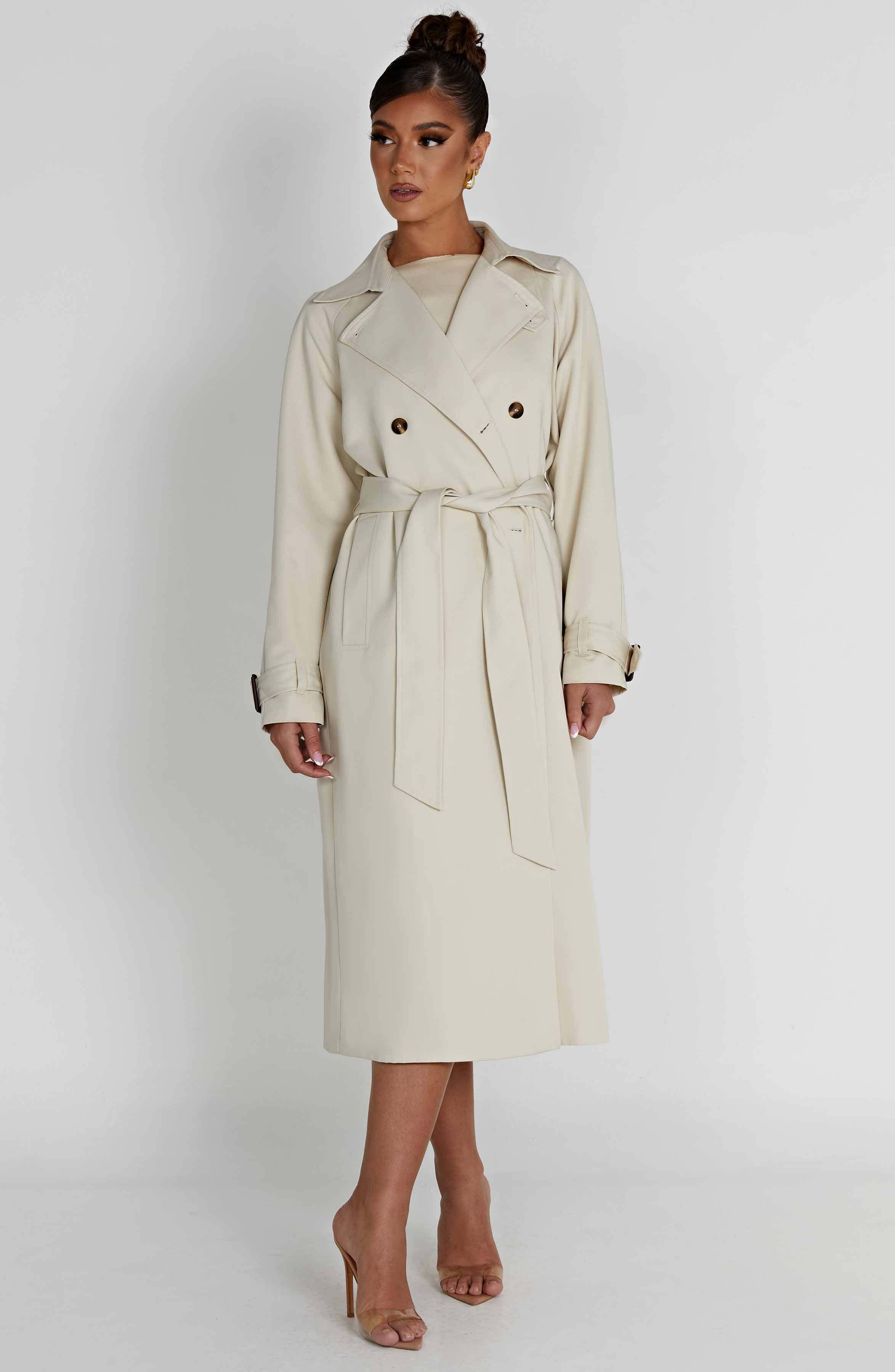 Camila Trench Coat - Sand - LioraBella