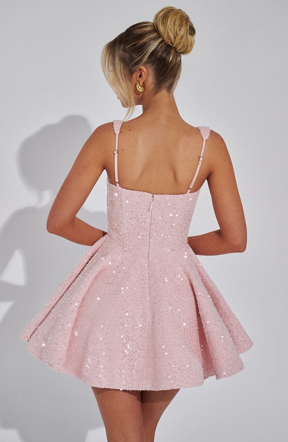 Dorothy Mini Dress - Blush - LioraBella