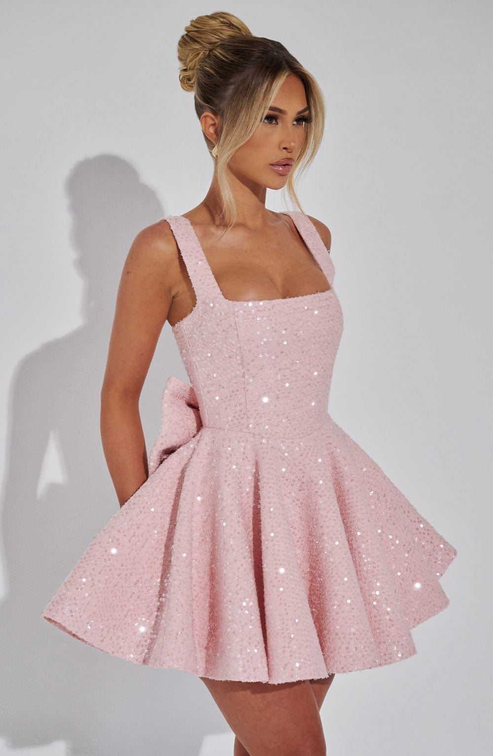 Dorothy Mini Dress - Blush - LioraBella