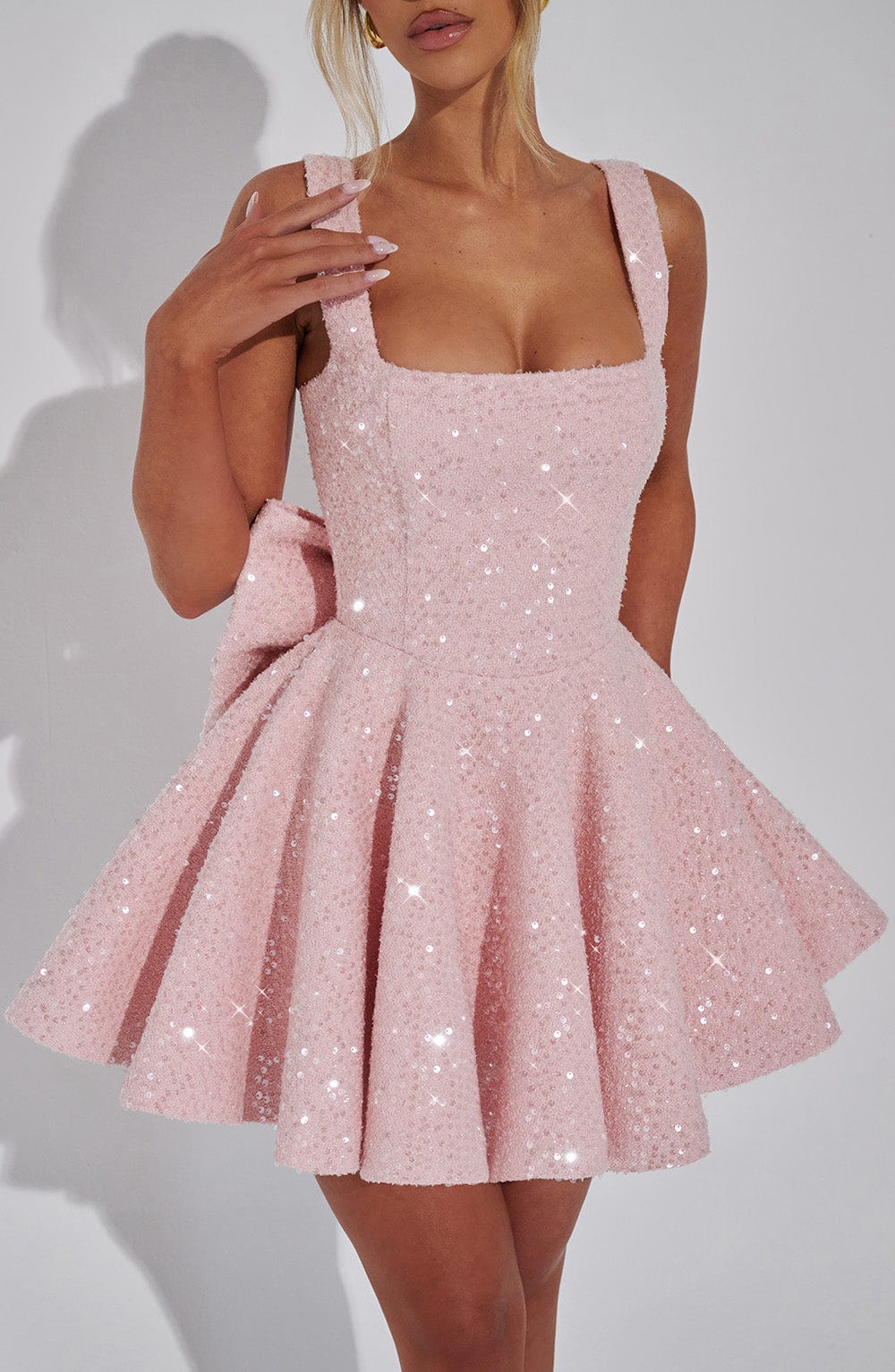 Dorothy Mini Dress - Blush - LioraBella