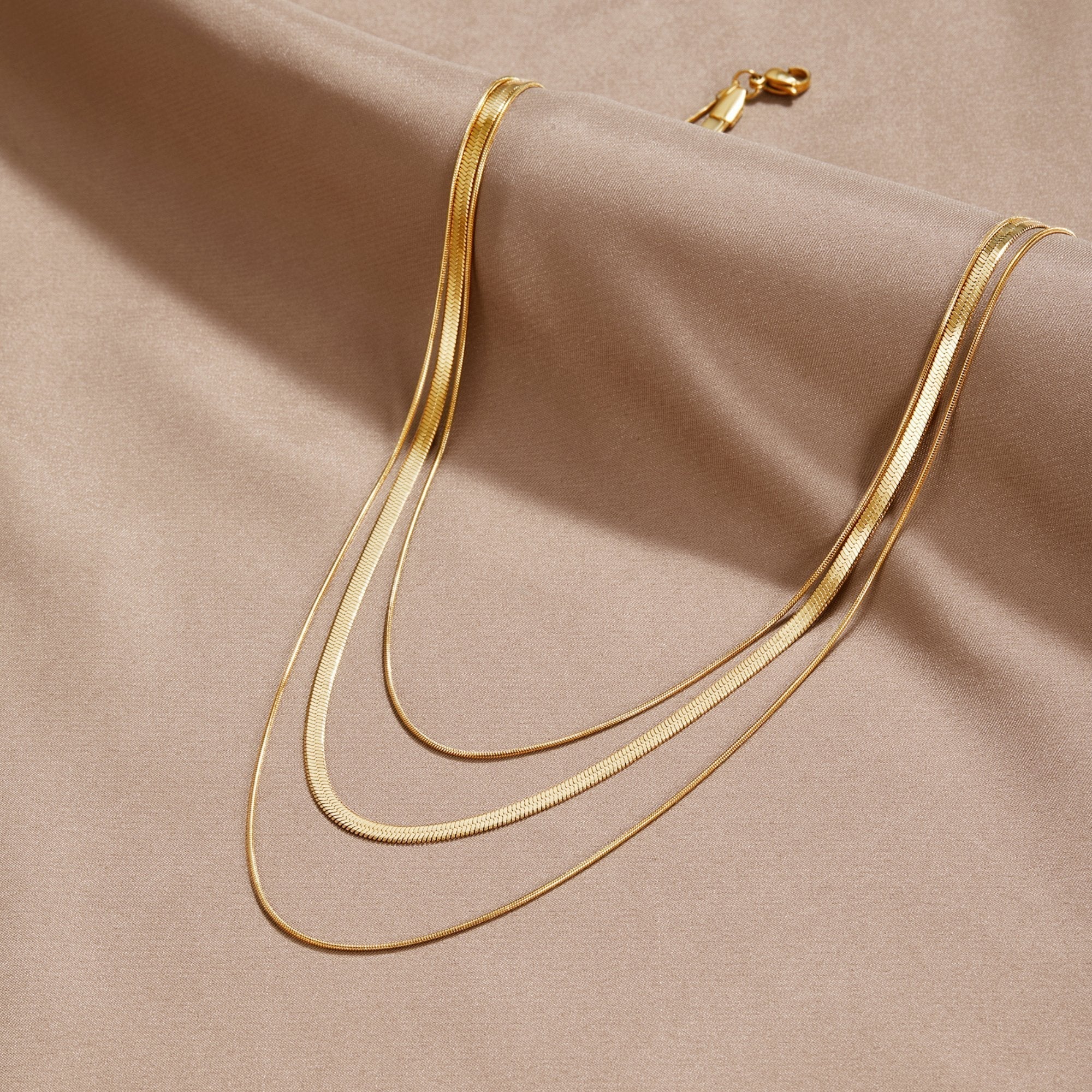 IVY | Layered Gold Chain Necklace