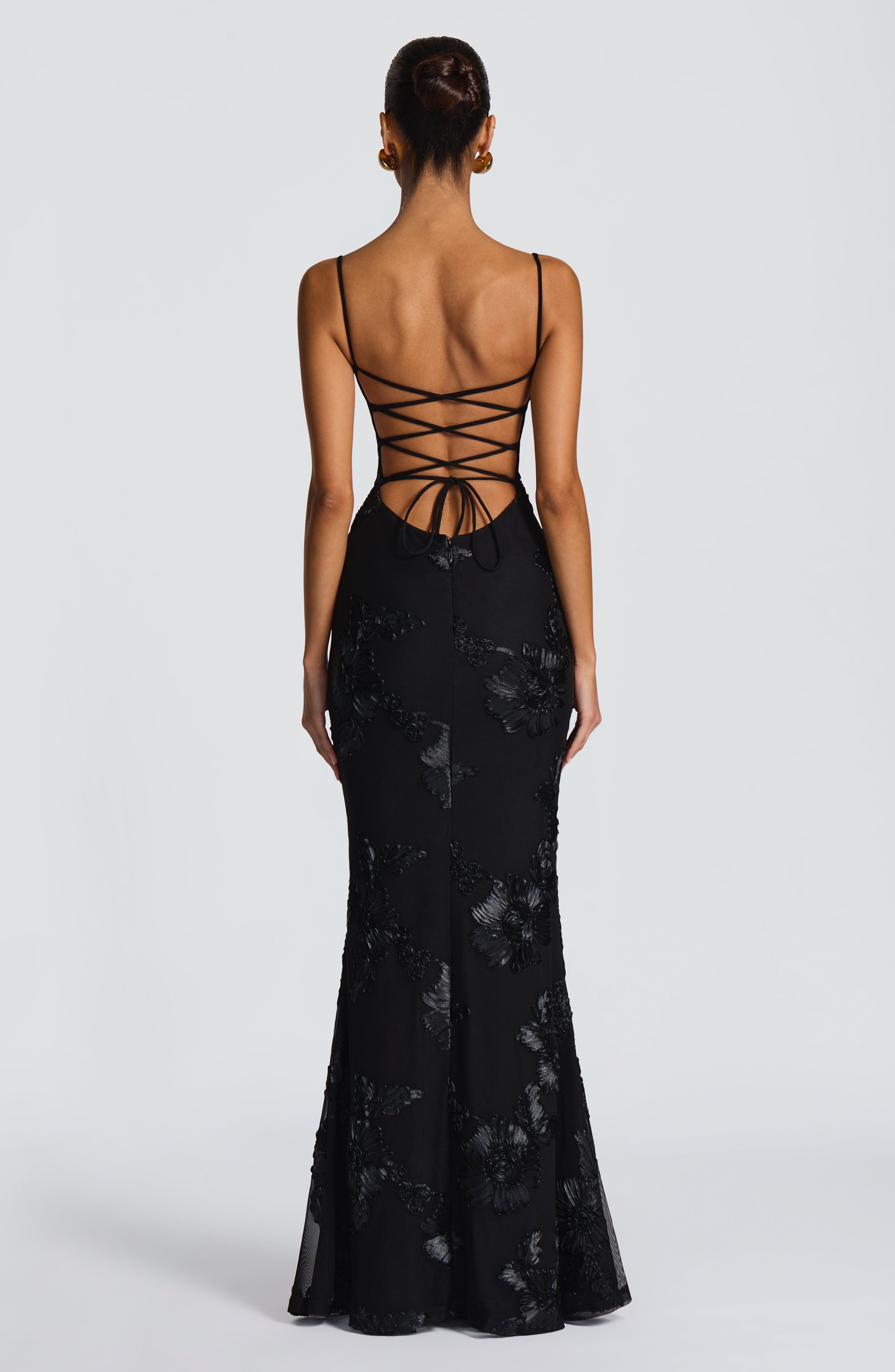 Nefertiti Maxi Dress - Black - LioraBella