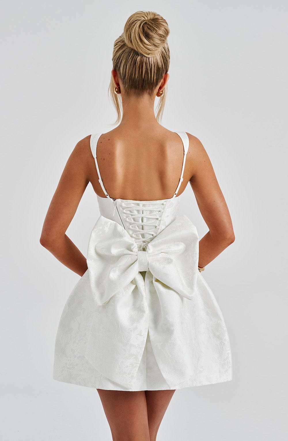 Orla Mini Dress - Ivory - LioraBella