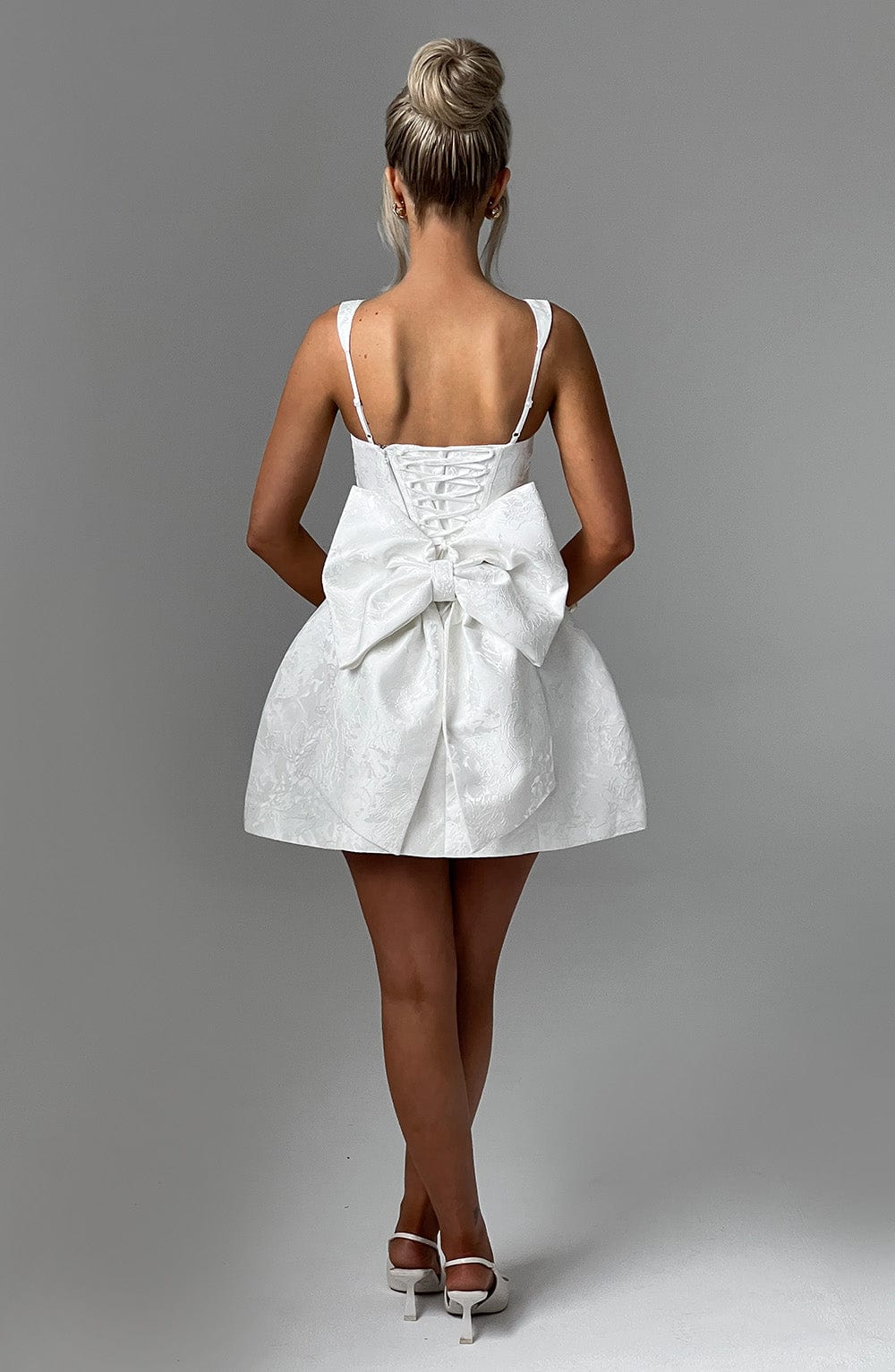 Orla Mini Dress - Ivory - LioraBella