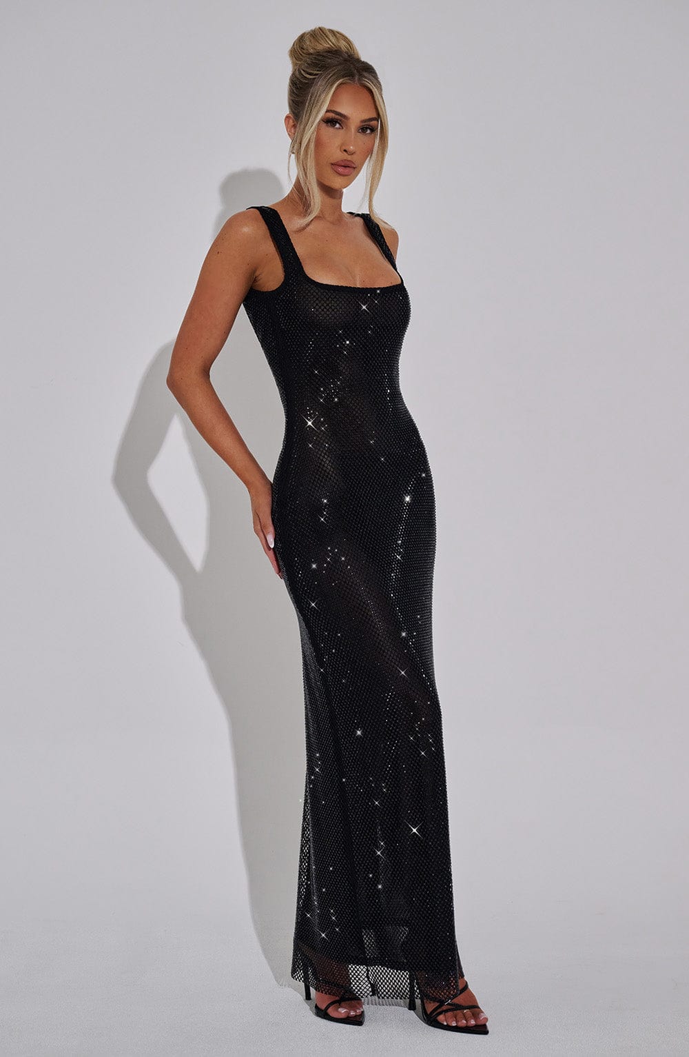 Petra Maxi Dress - Black - LioraBella