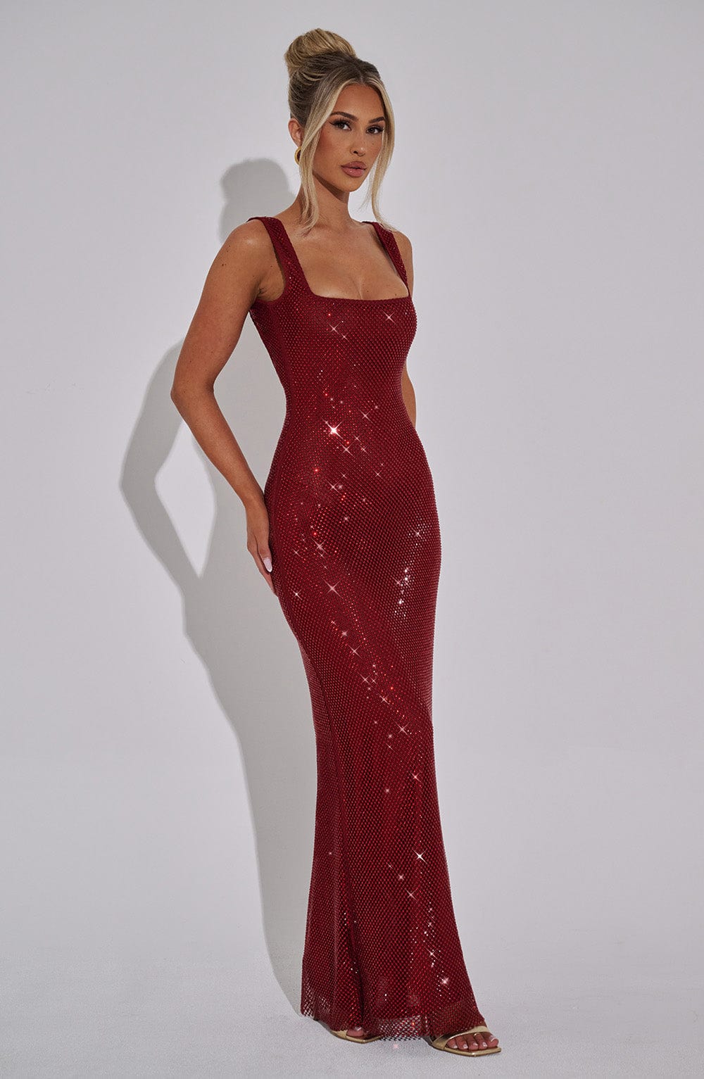 Petra Maxi Dress - Wine - LioraBella