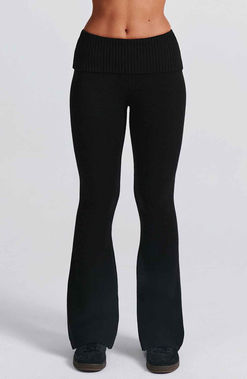 Portia Knit Pants - Black - LioraBella