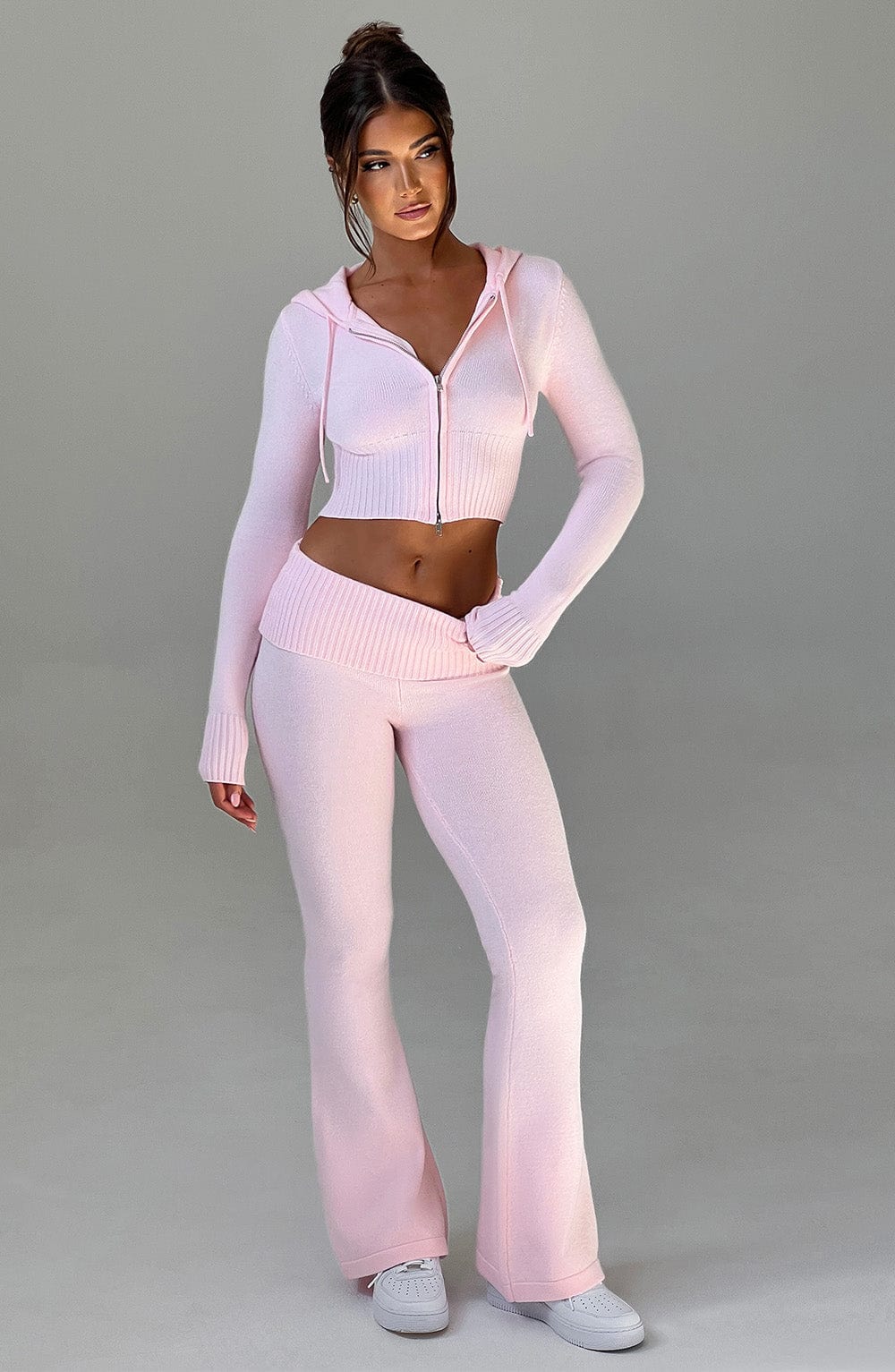 Portia Knit Pants - Pink - LioraBella