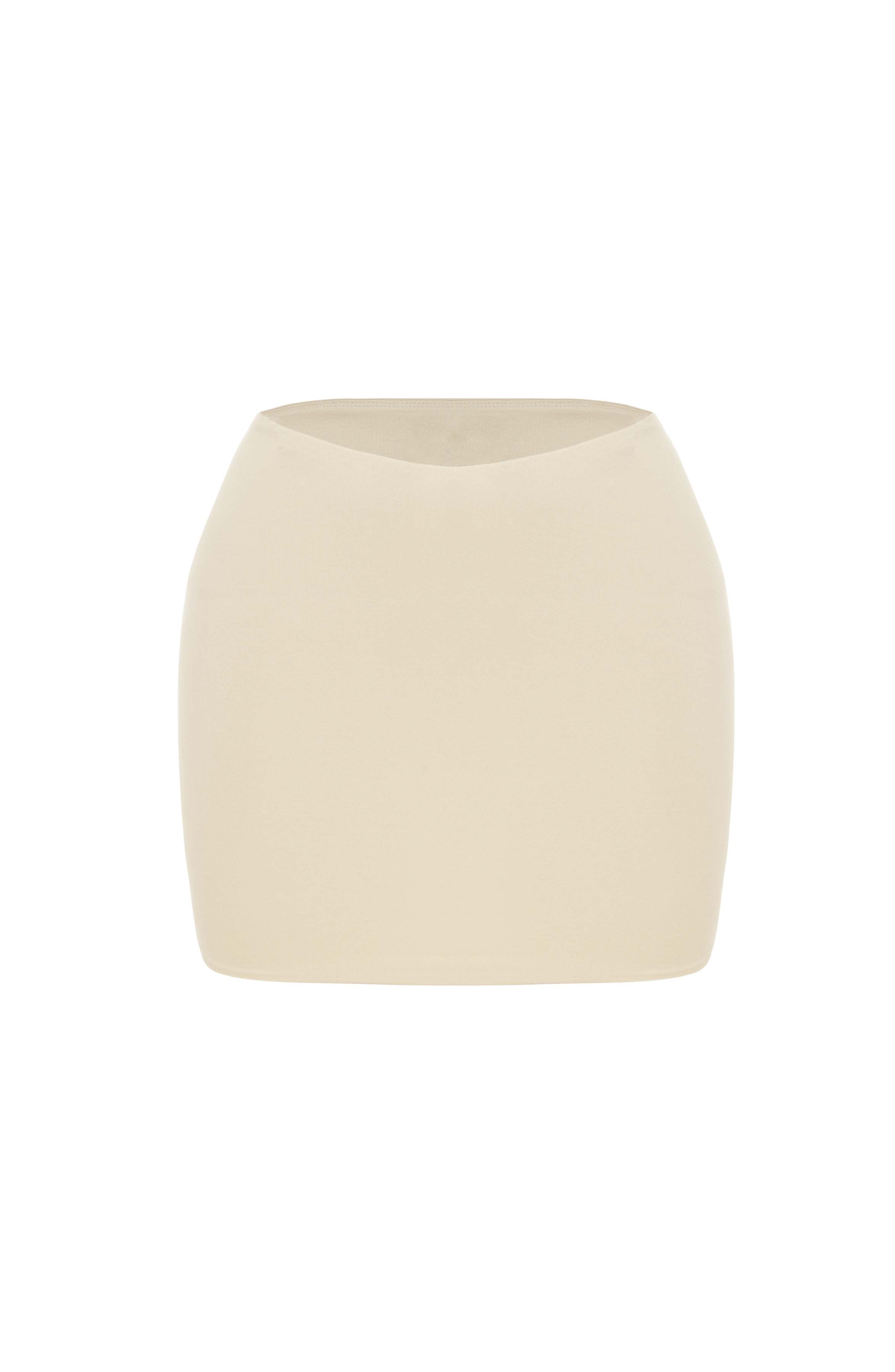 Rein Mini Skirt - Cream - LioraBella