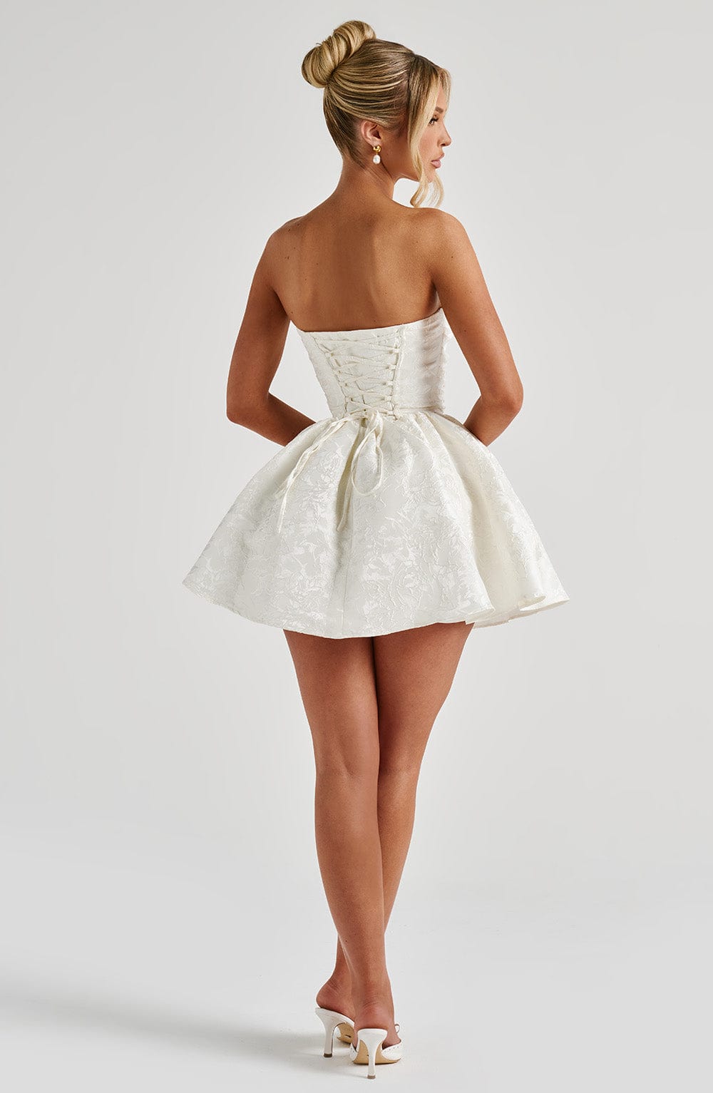Salome Mini Dress - Ivory - LioraBella